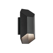 LED Outdoor Wall Light, 8W, 400 Lumens, 3000K, 120V, Black