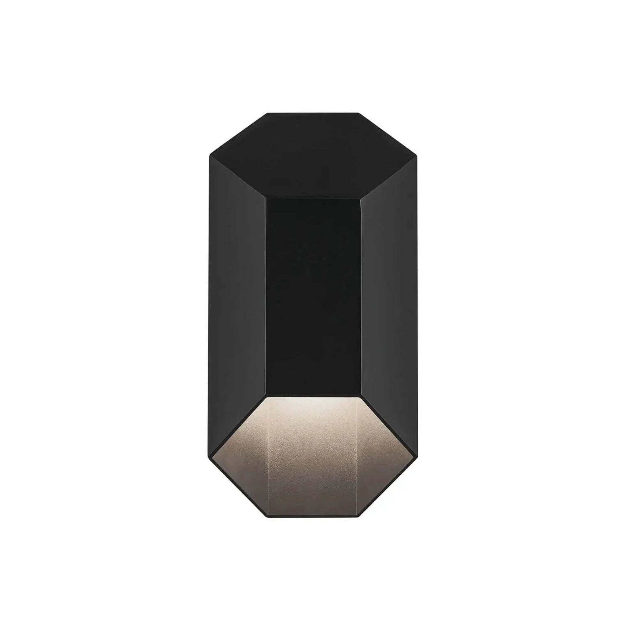LED Outdoor Wall Light, 8W, 400 Lumens, 3000K, 120V, Black