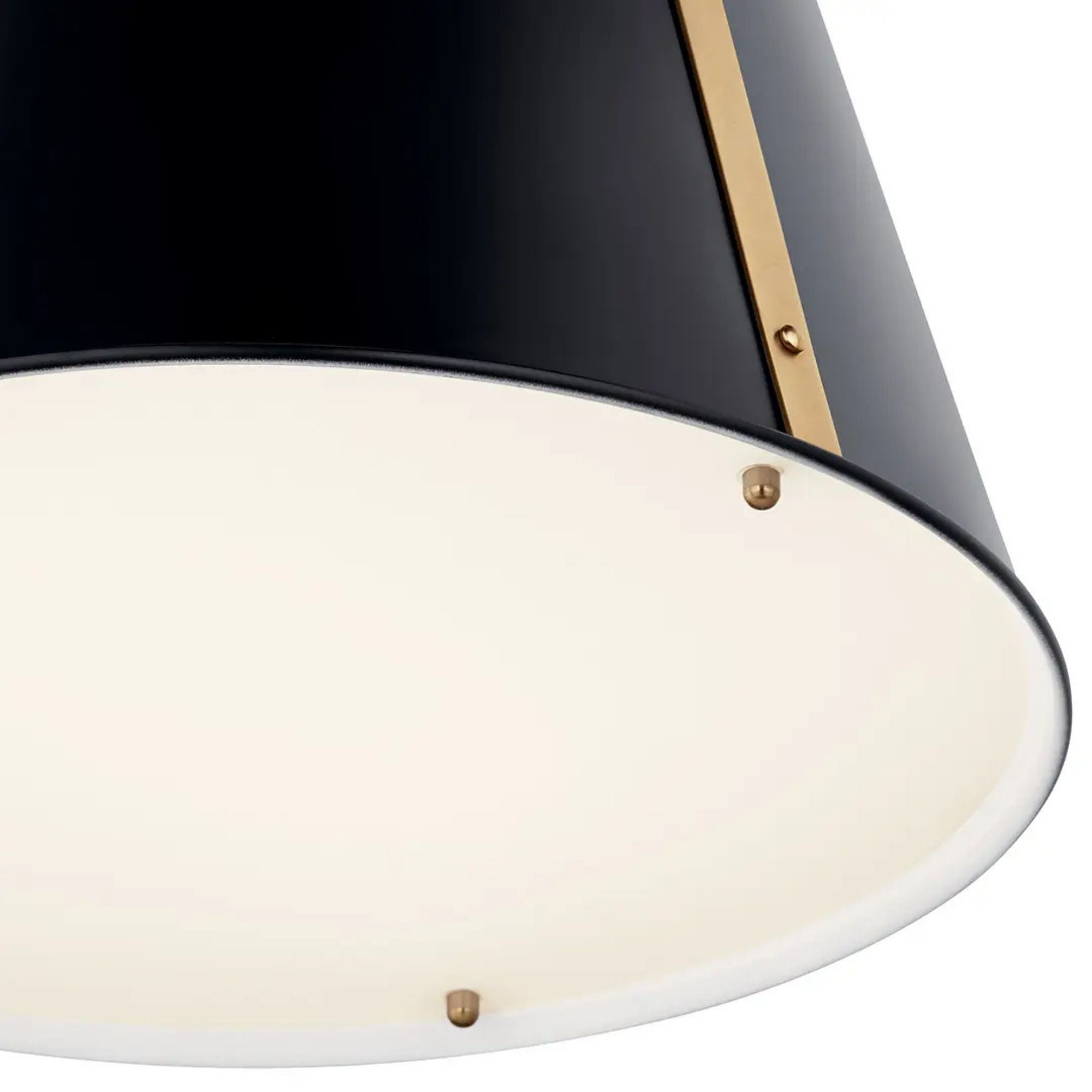 Etcher 13" Pendant, Black Finish