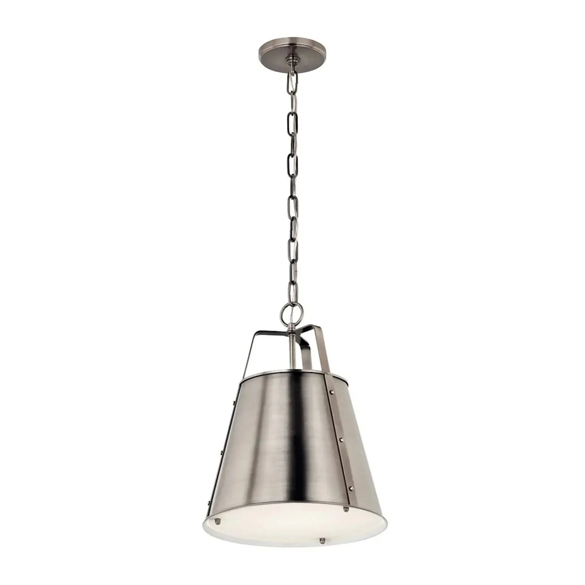 Etcher 13" Pendant, Classic Pewter Finish