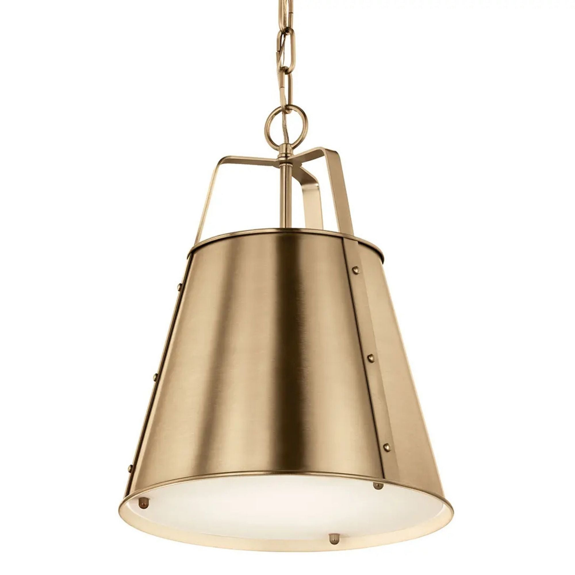 Etcher 13" Pendant, Champagne Bronze Finish