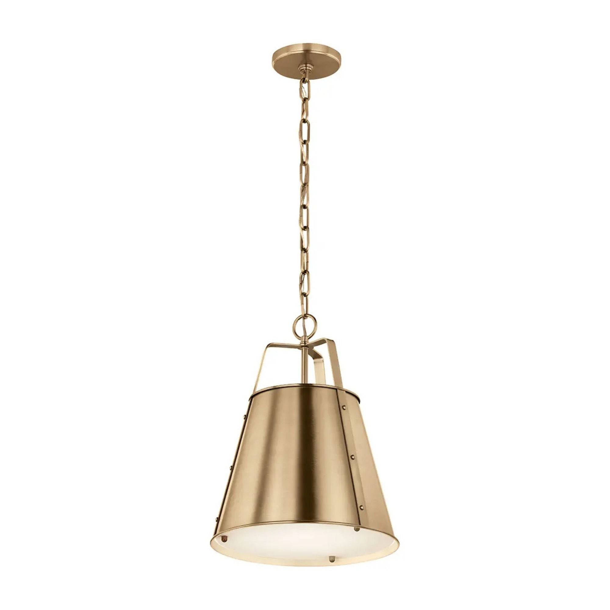Etcher 13" Pendant, Champagne Bronze Finish