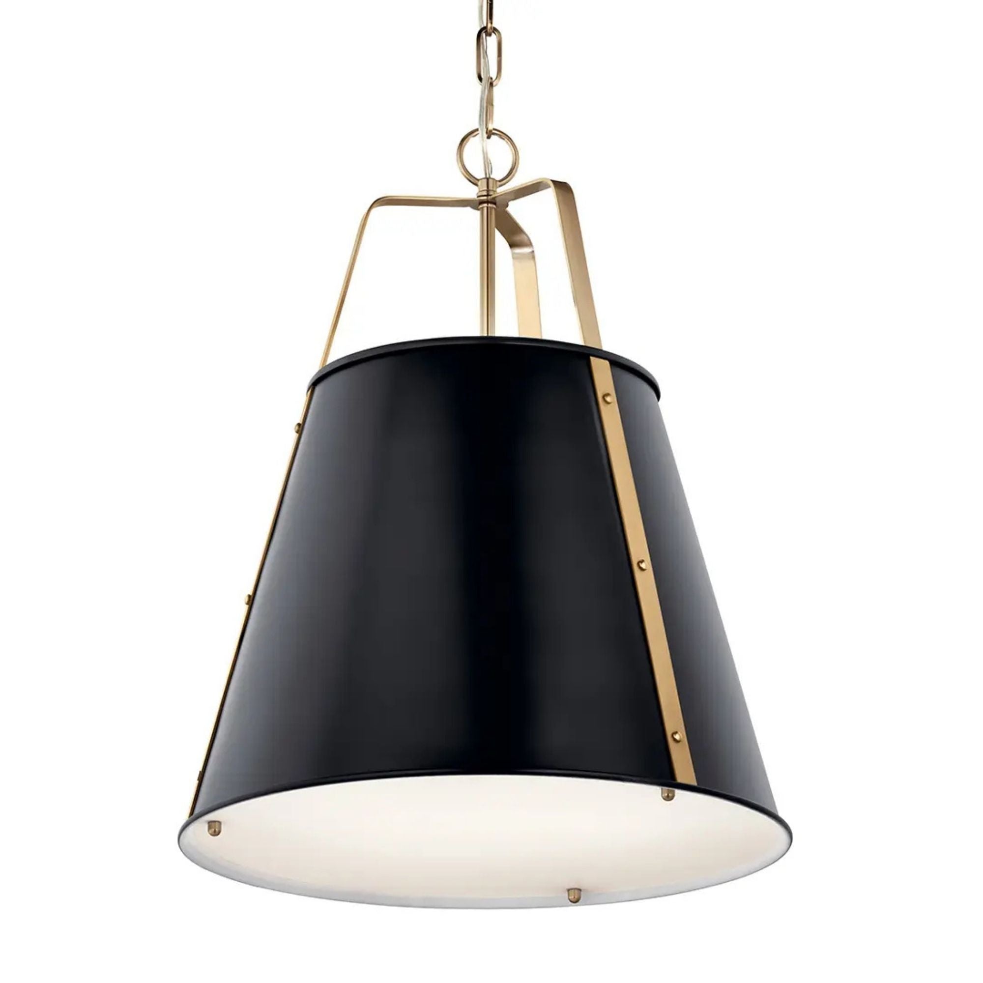Etcher 18" 2-Light Pendant, Black Finish