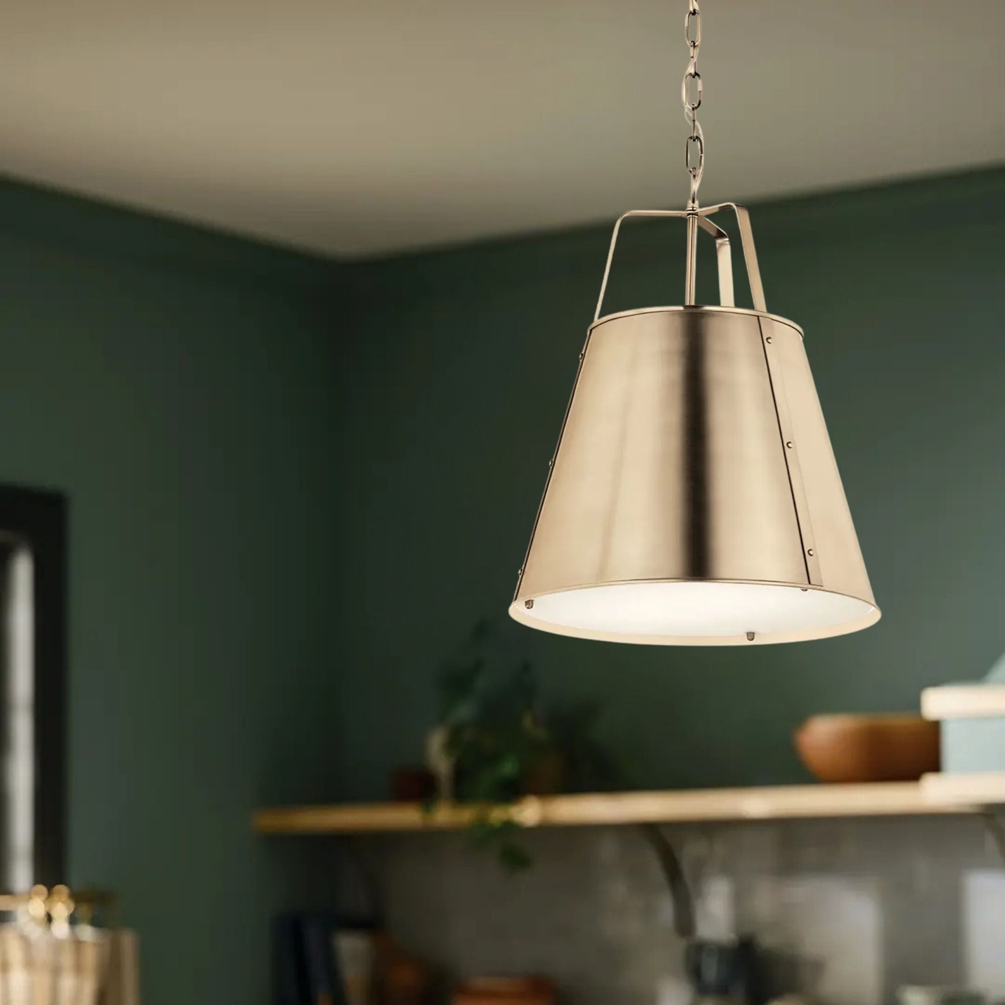 Etcher 18" 2-Light Pendant, Champagne Bronze Finish