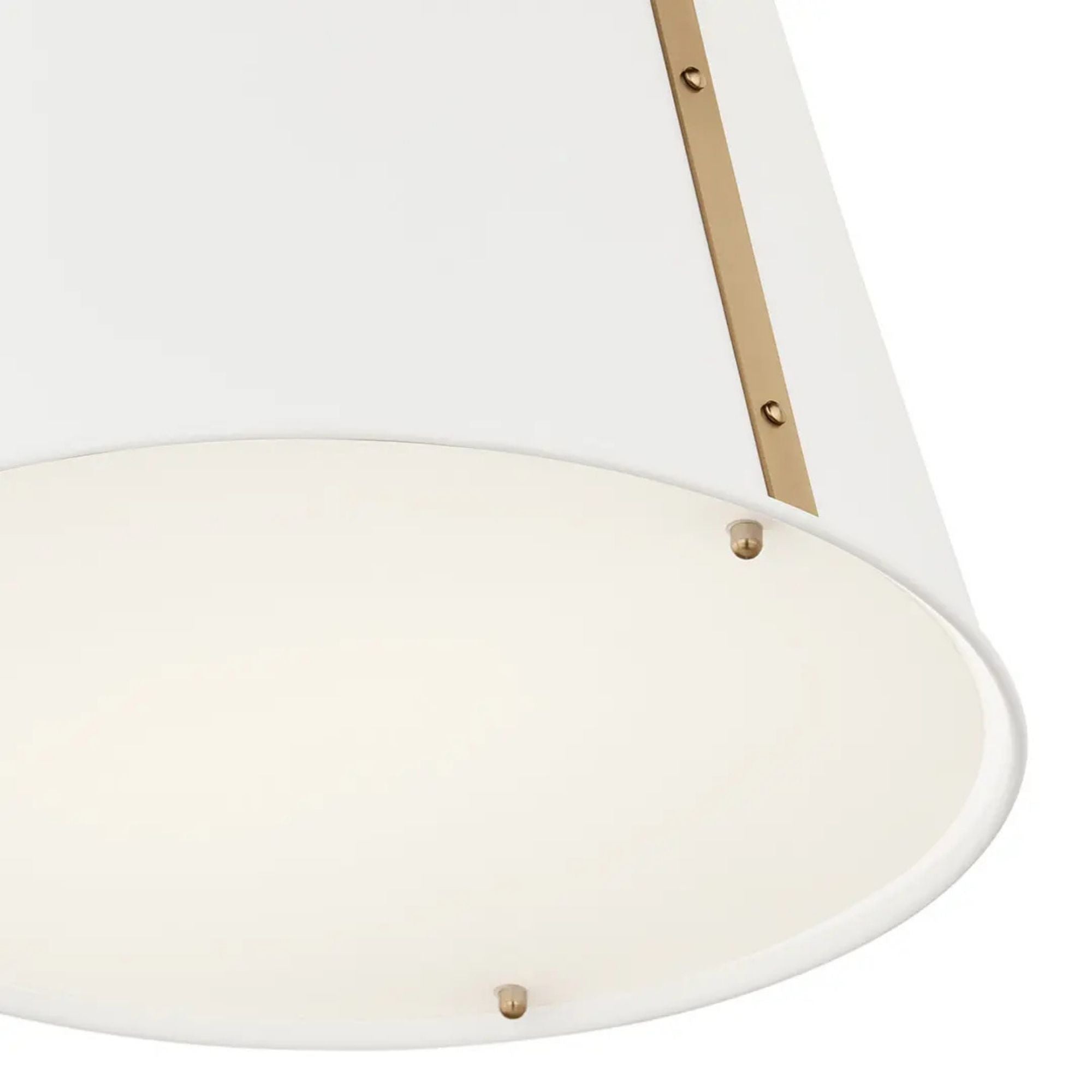 Etcher 18" 2-Light Pendant, White Finish