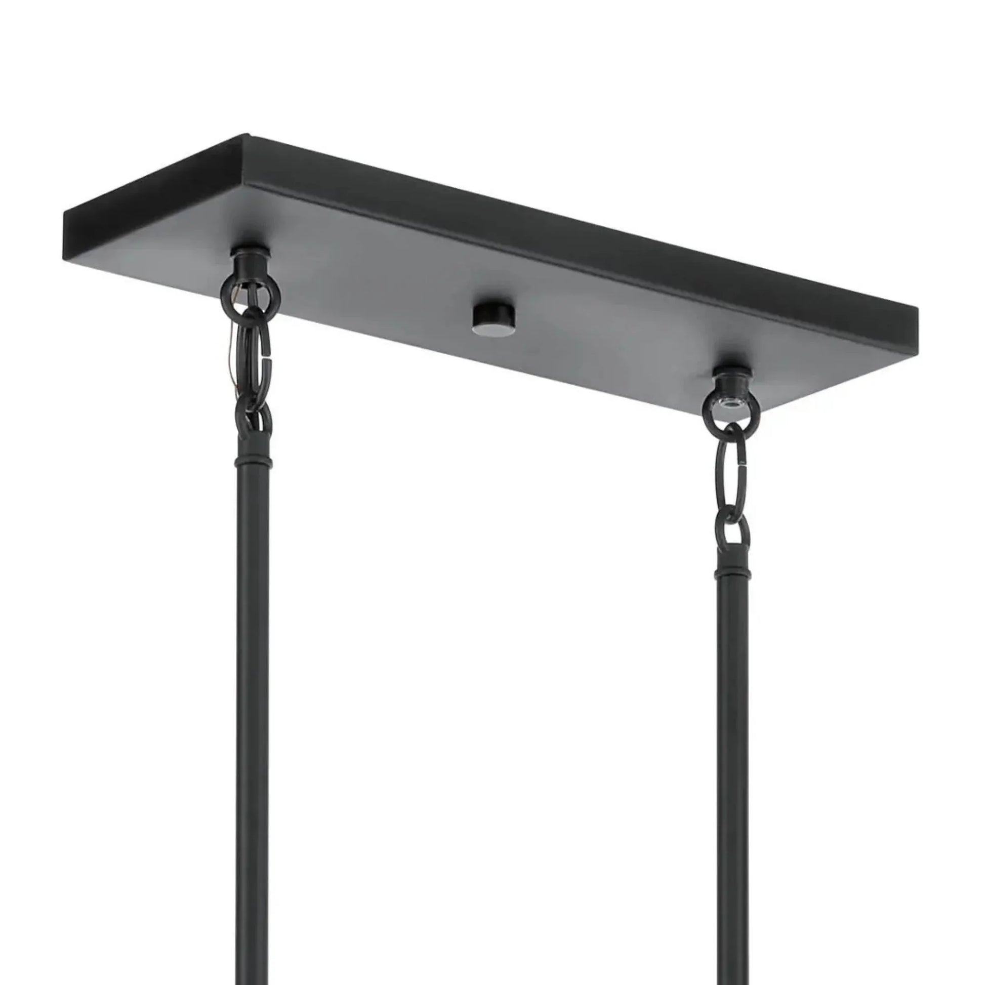 Kichler Lighting - Everett 42" 5-Light Linear Chandelier, Black Finish | Bees Lighting