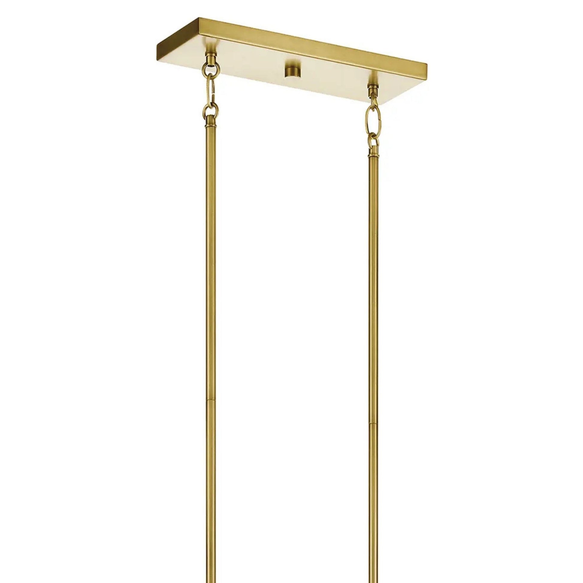 Kichler Lighting - Everett 42" 5-Light Linear Chandelier, Brushed Brass Finish | Bees Lighting