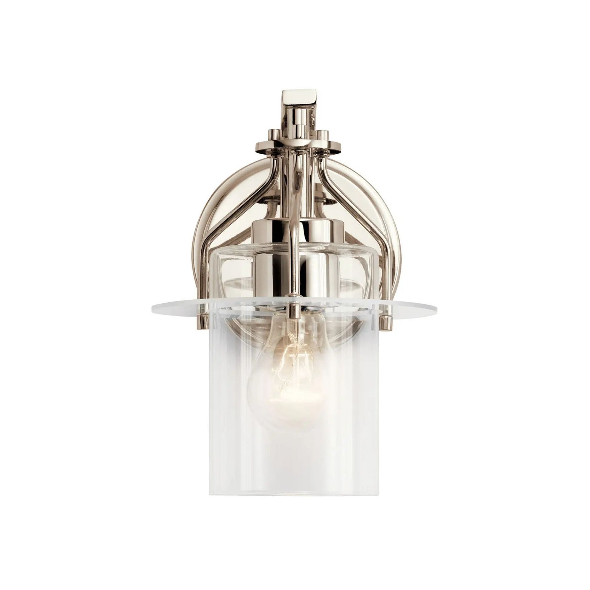 Kichler Lighting - Everett 9" Wall Sconce, Polished Nickel Finish | Bees Lighting