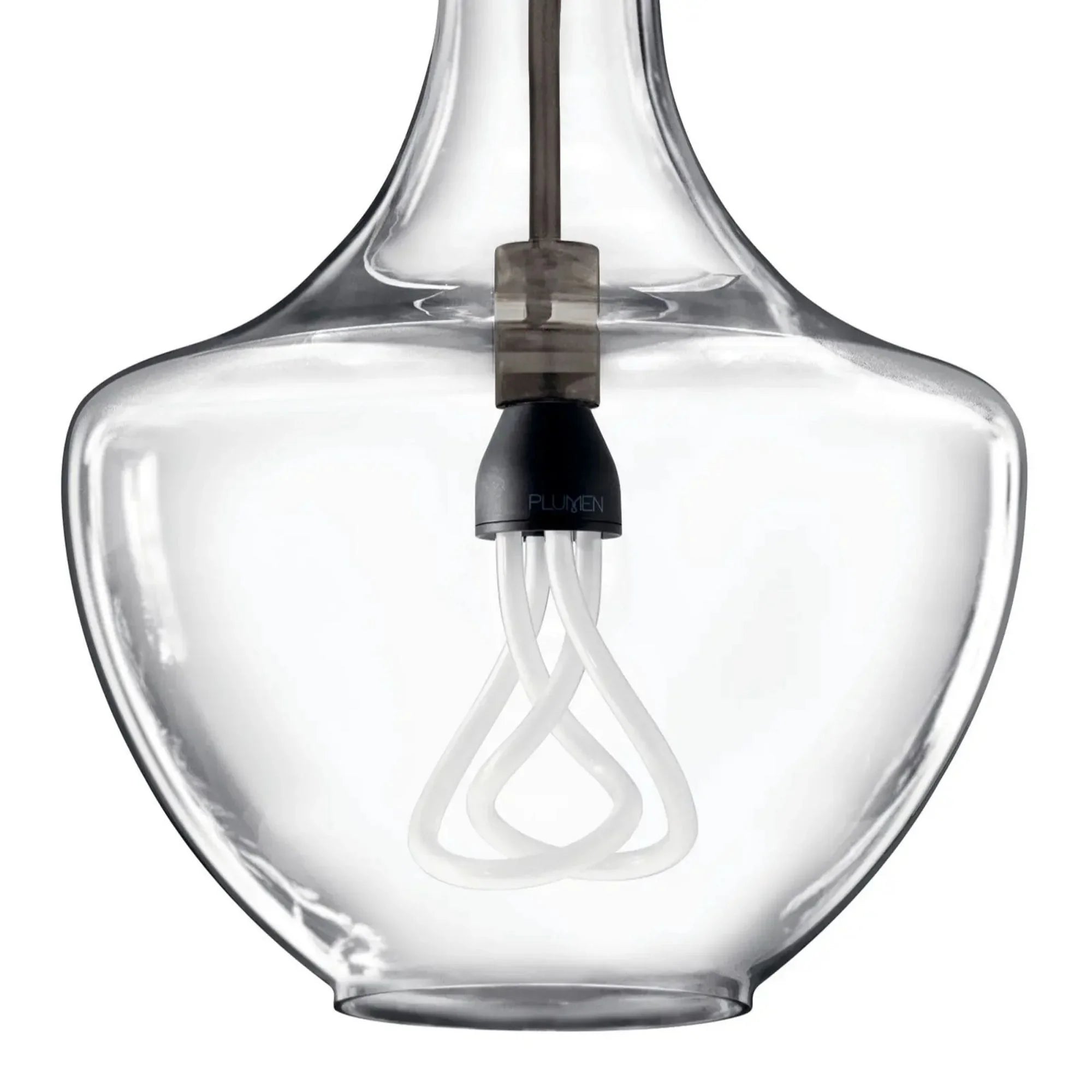 Everly 14" Bell Pendant, Olde Bronze Finish, Clear Glass