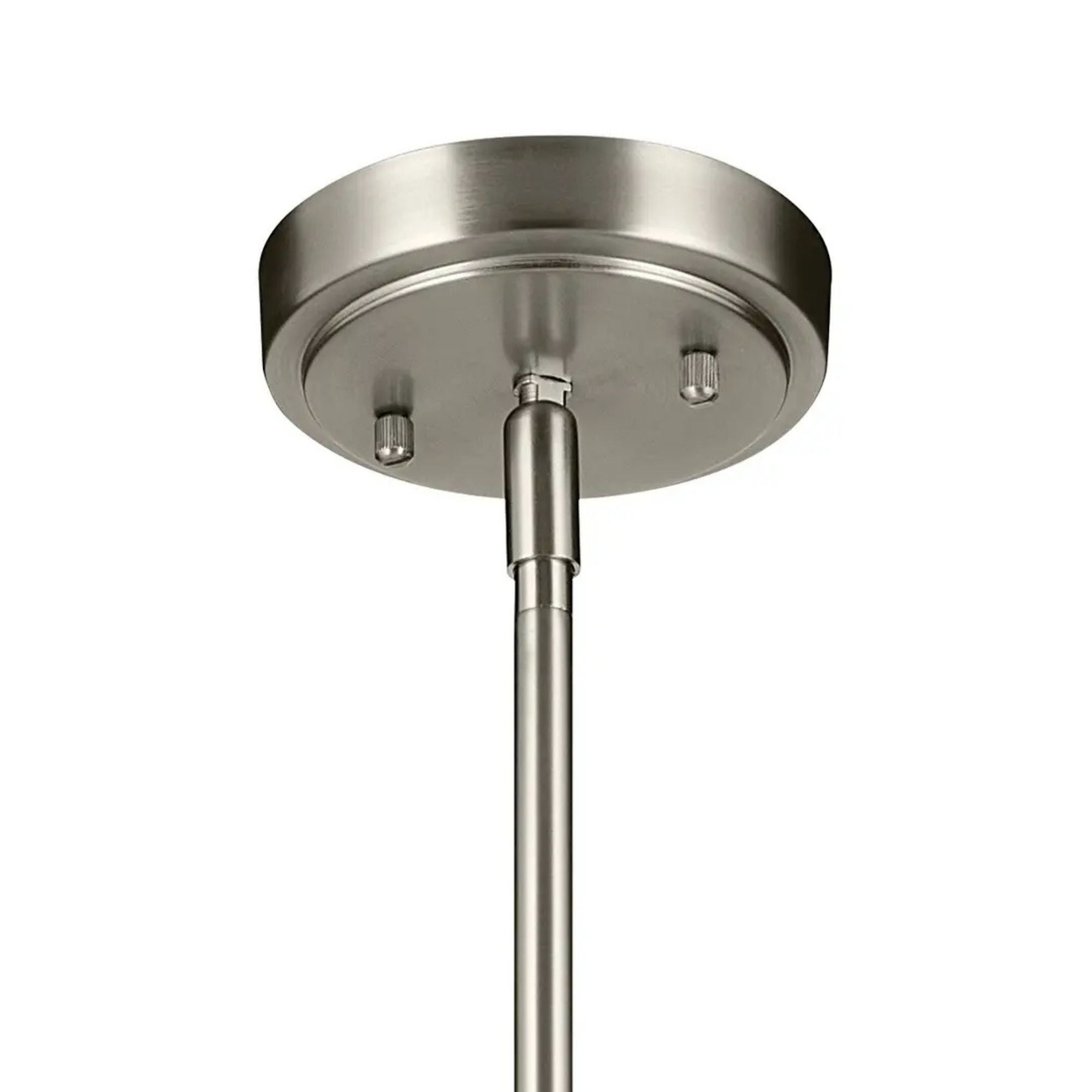 Everly 9" Pendant, Brushed Nickel Finish, Clear Glass