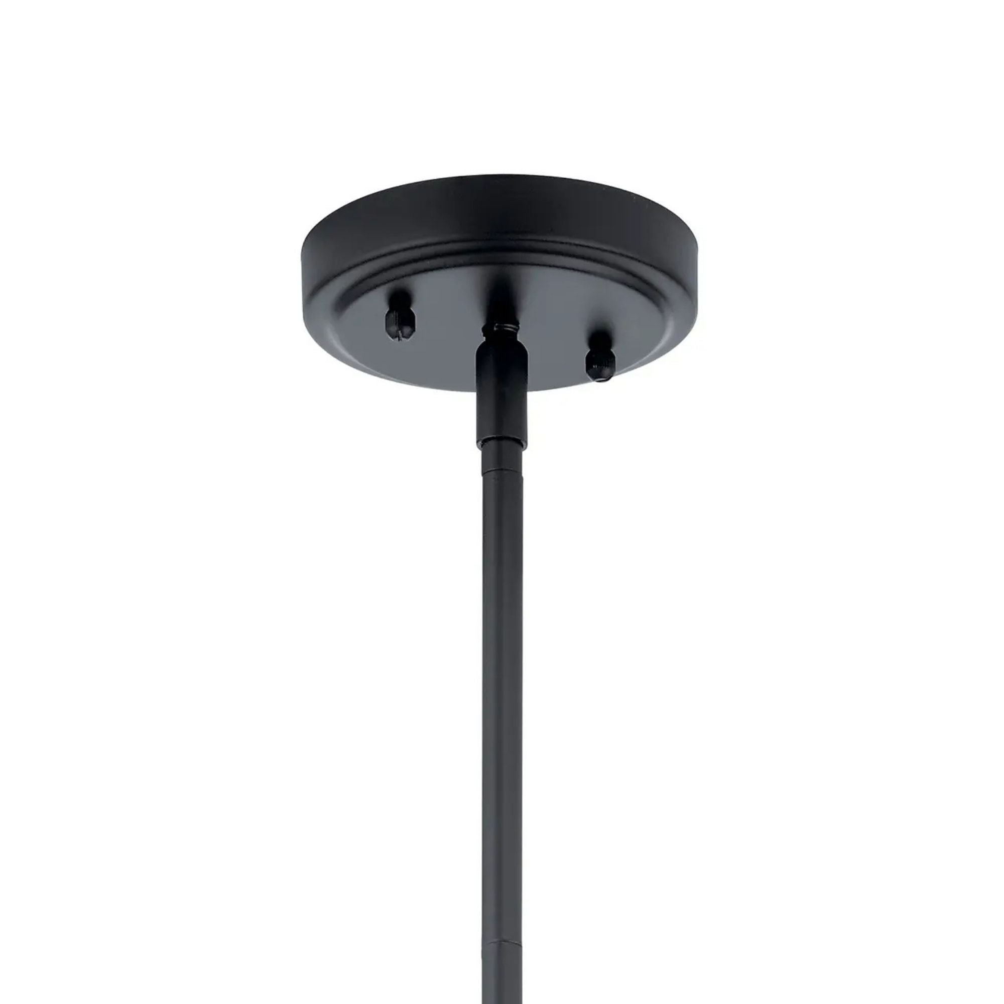 Everly 11" Pendant, Black Finish, Clear Glass