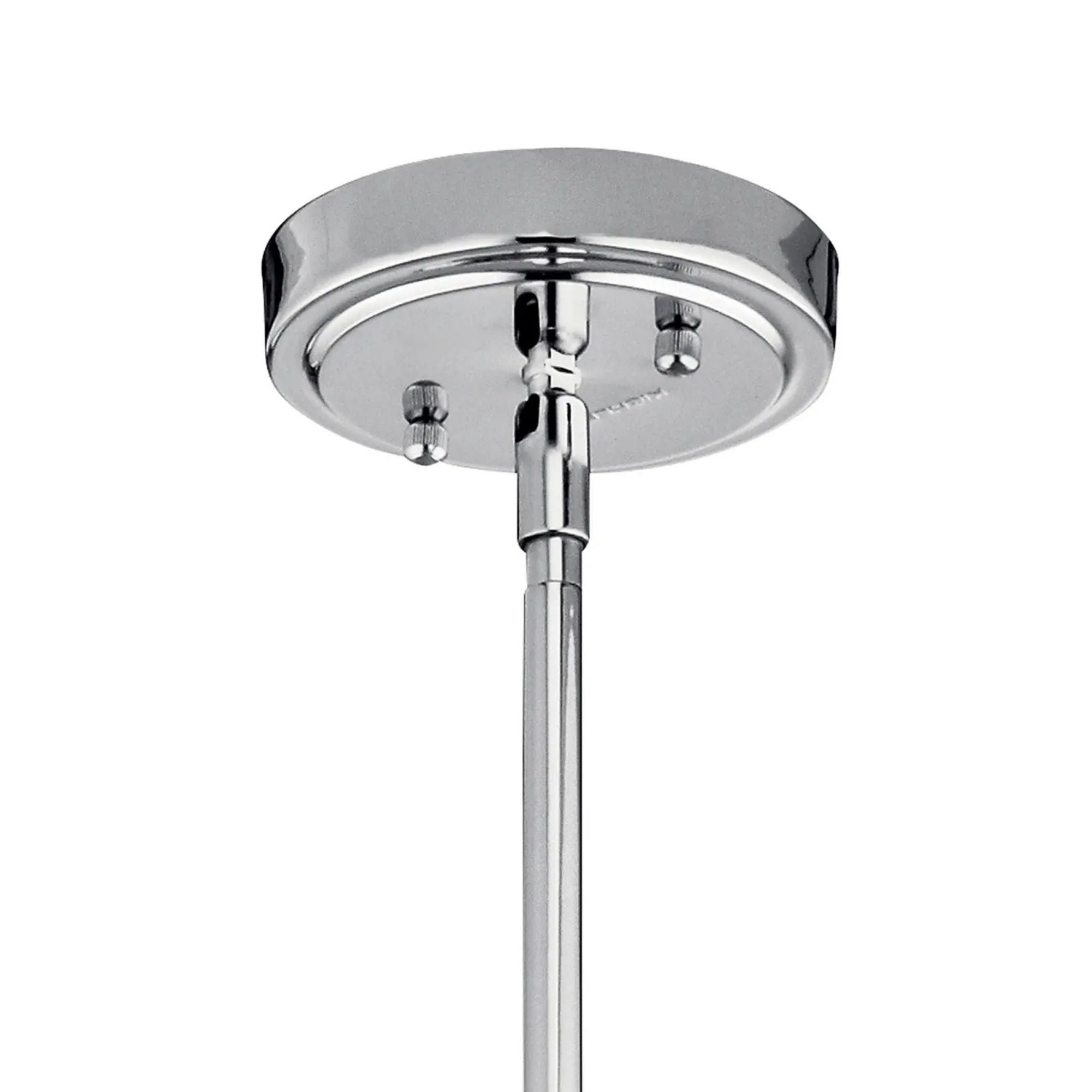 Everly 11" Pendant, Chrome Finish, Clear Glass
