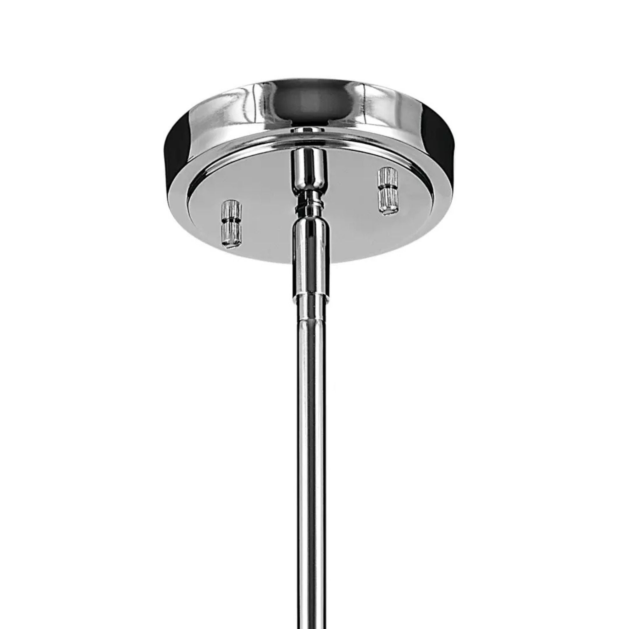 Everly 11" Pendant, Chrome Finish, Clear Seeded Glass