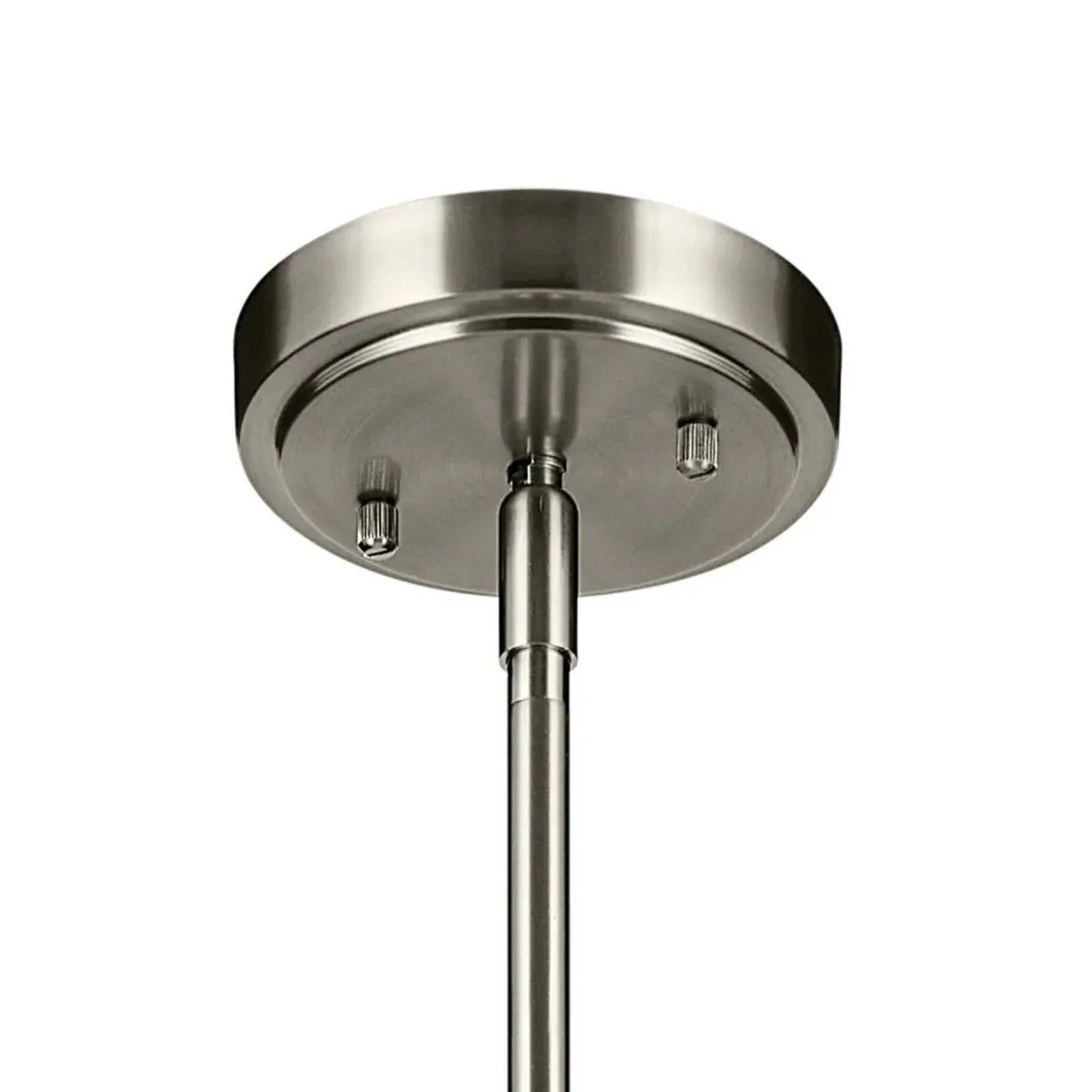 Everly 11" Pendant, Brushed Nickel Finish, Clear Glass