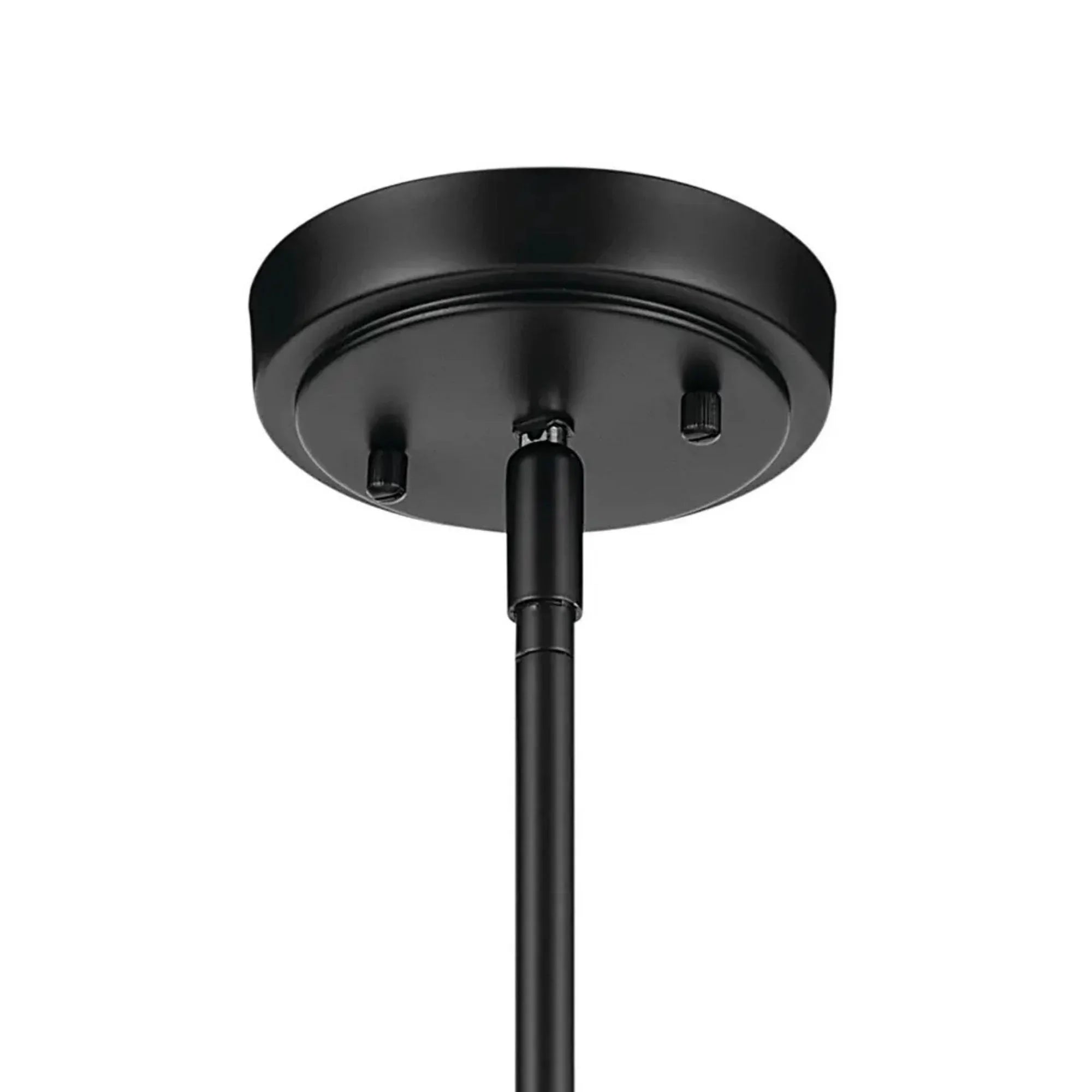 Everly 10" Cone Pendant, Black Finish, Clear Seeded Glass