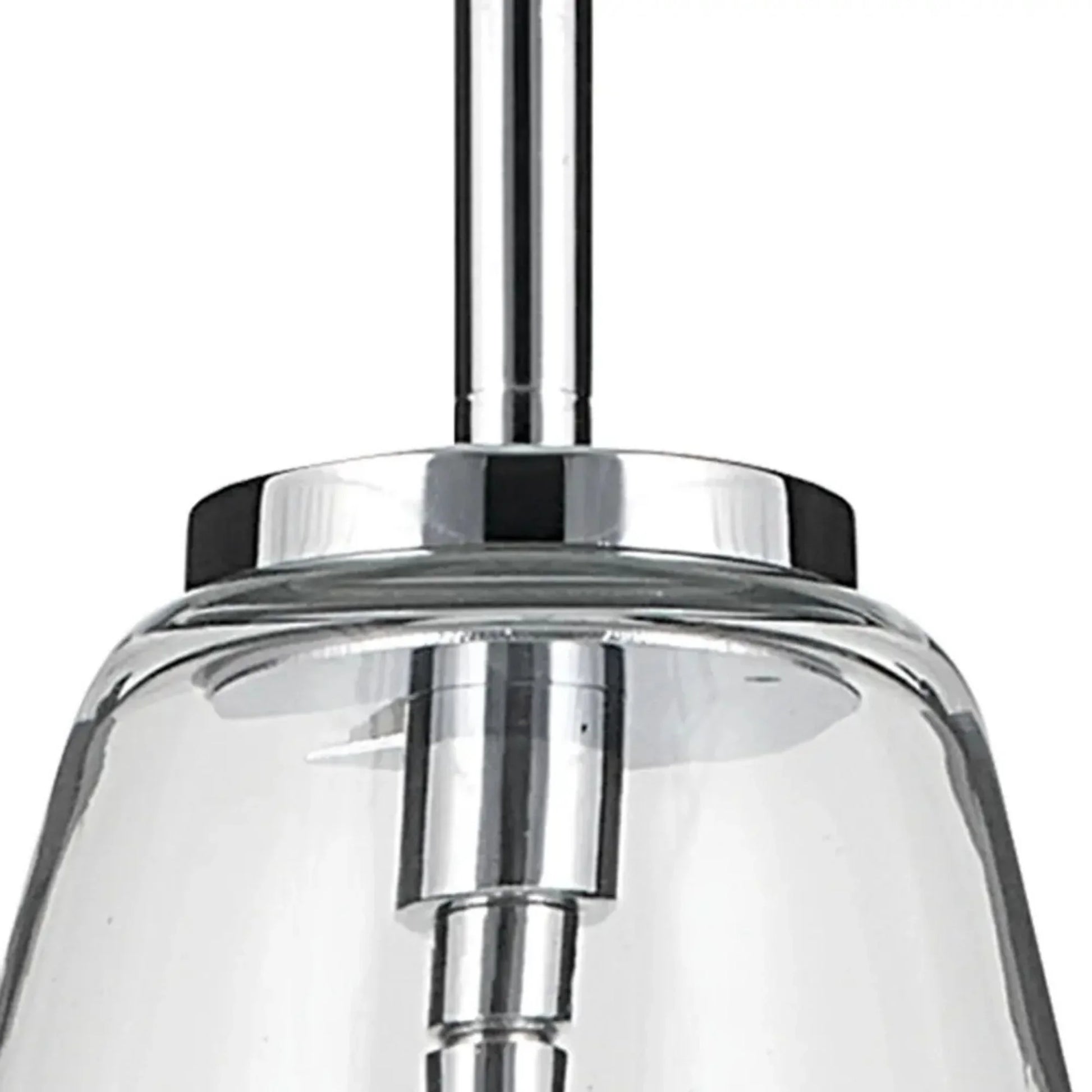 Kichler Lighting - Everly 10" Cone Pendant, Chrome Finish, Clear Glass | Bees Lighting
