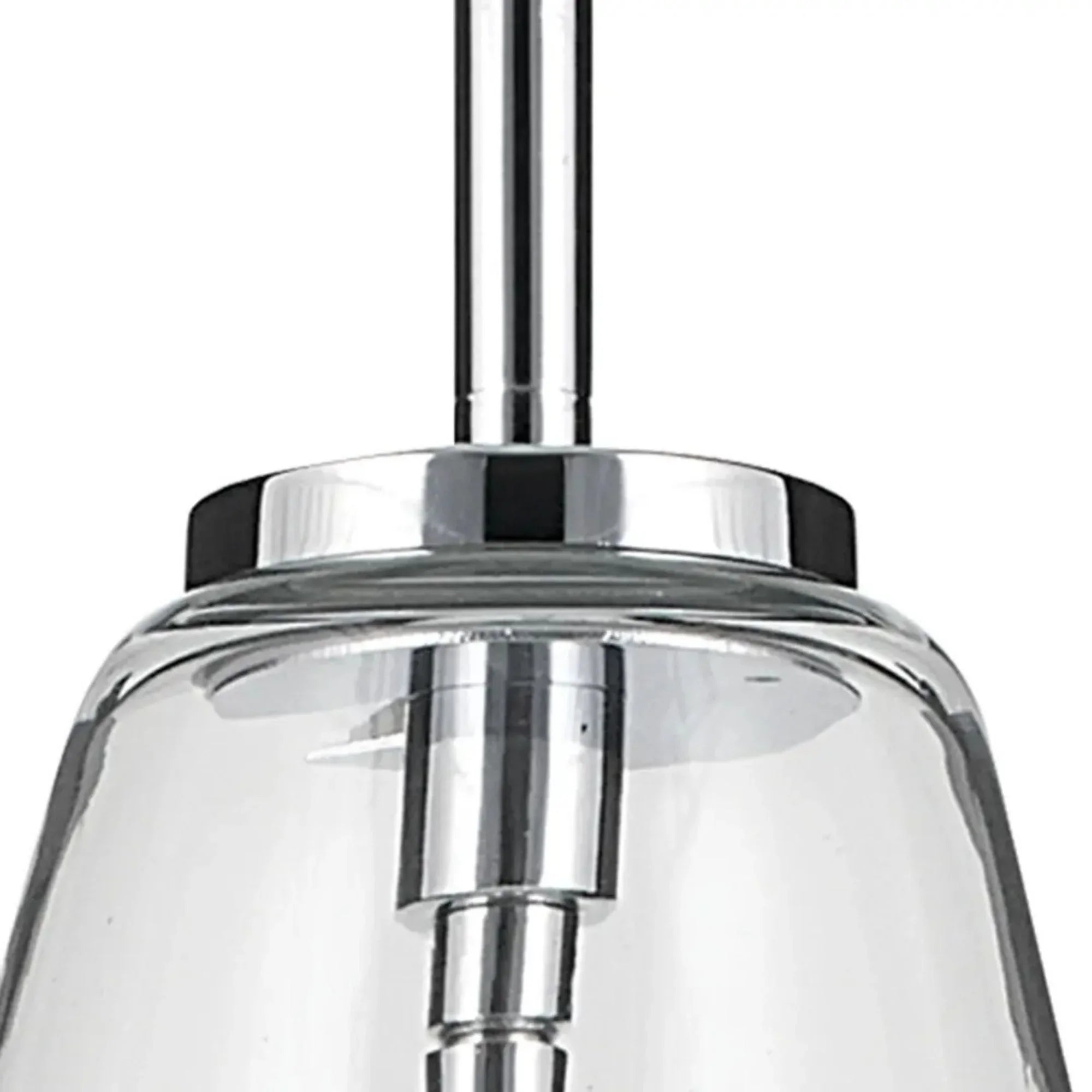 Kichler Lighting - Everly 10" Cone Pendant, Chrome Finish, Clear Glass | Bees Lighting