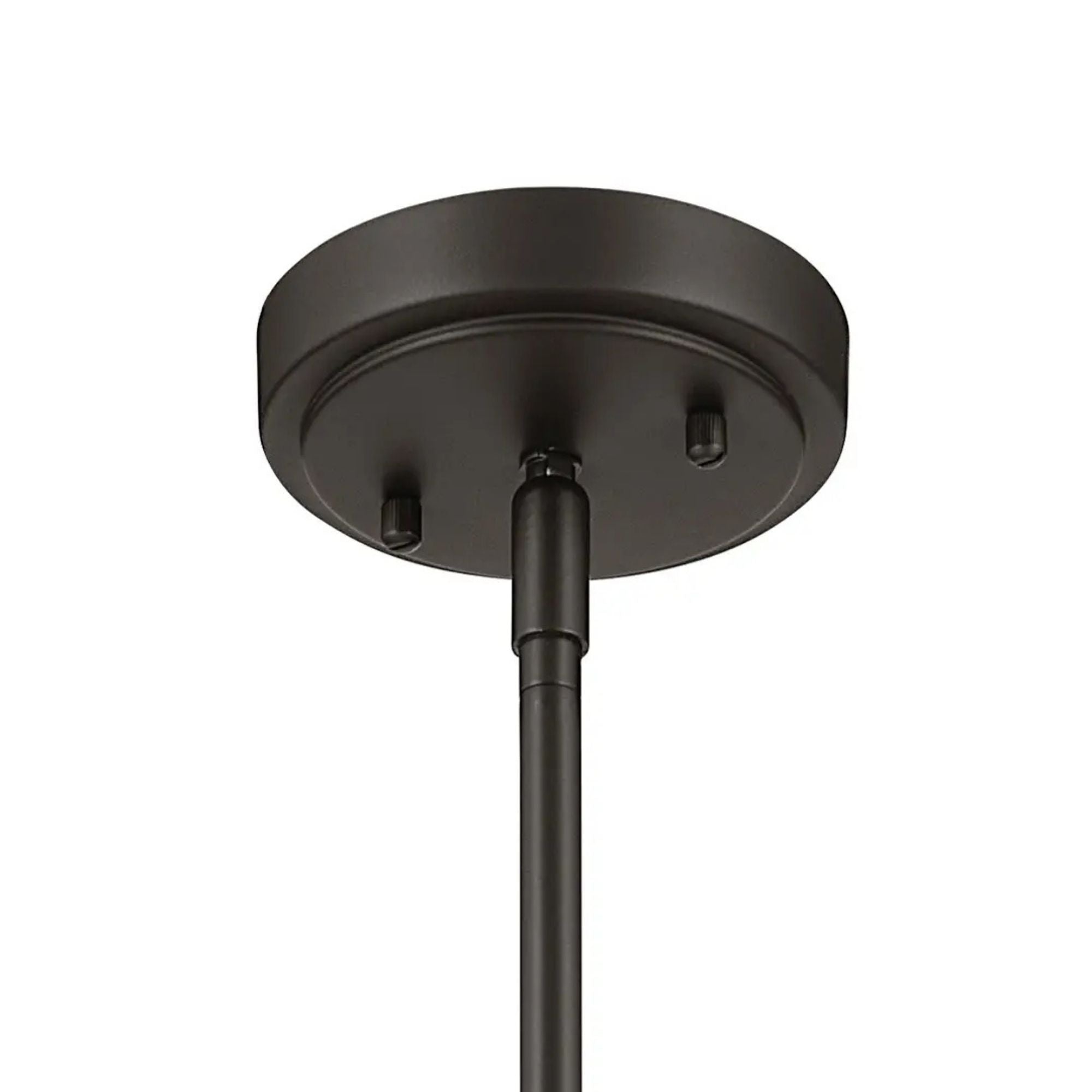 Everly 10" Cone Pendant, Olde Bronze Finish, Clear Glass