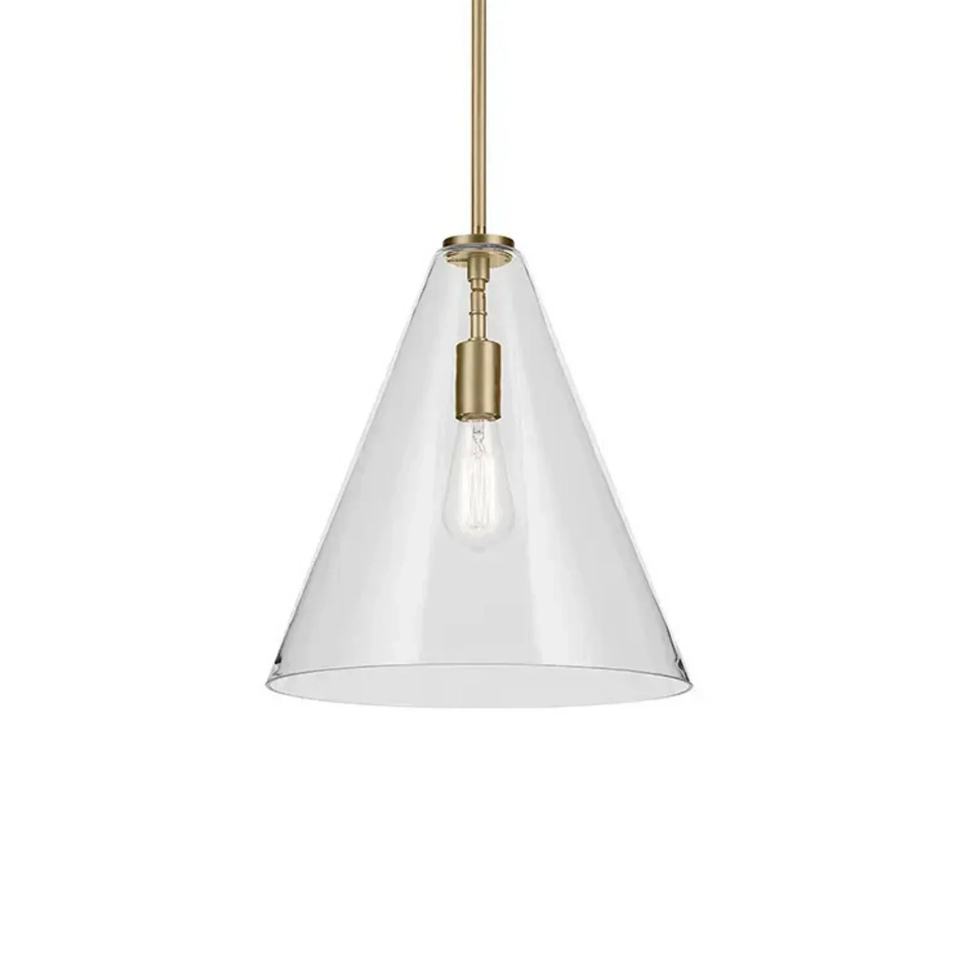 Kichler Lighting - Everly 1-Light Cone Pendant Light | Bees Lighting
