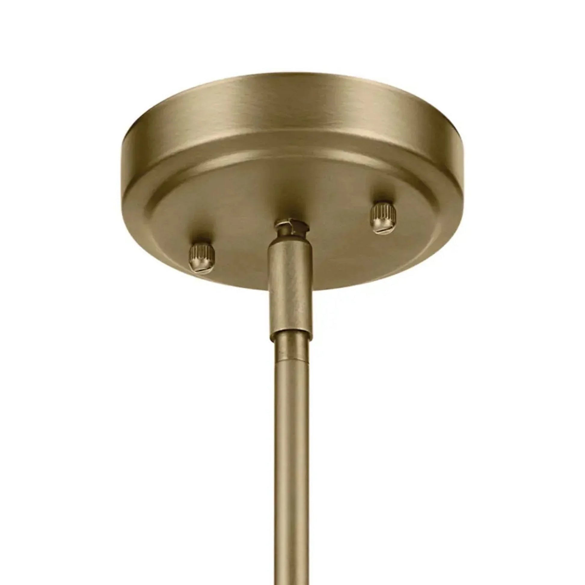 Kichler Lighting - Everly 14" Cone Pendant, Natural Brass Finish, Clear Glass | Bees Lighting