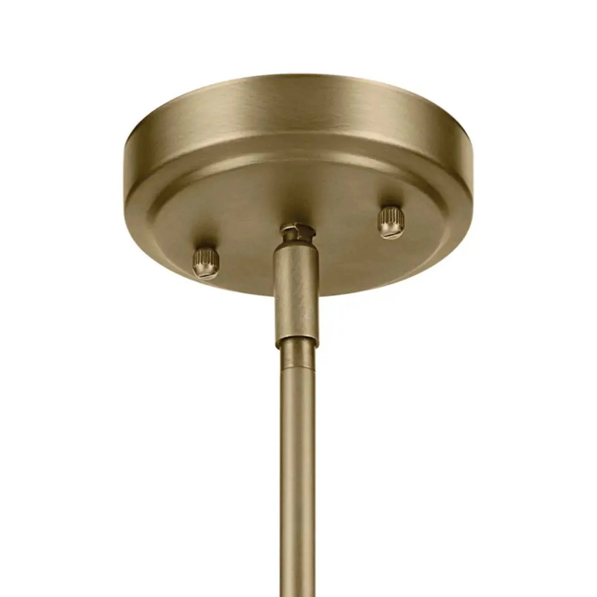 Kichler Lighting - Everly 14" Cone Pendant, Natural Brass Finish, Clear Glass | Bees Lighting