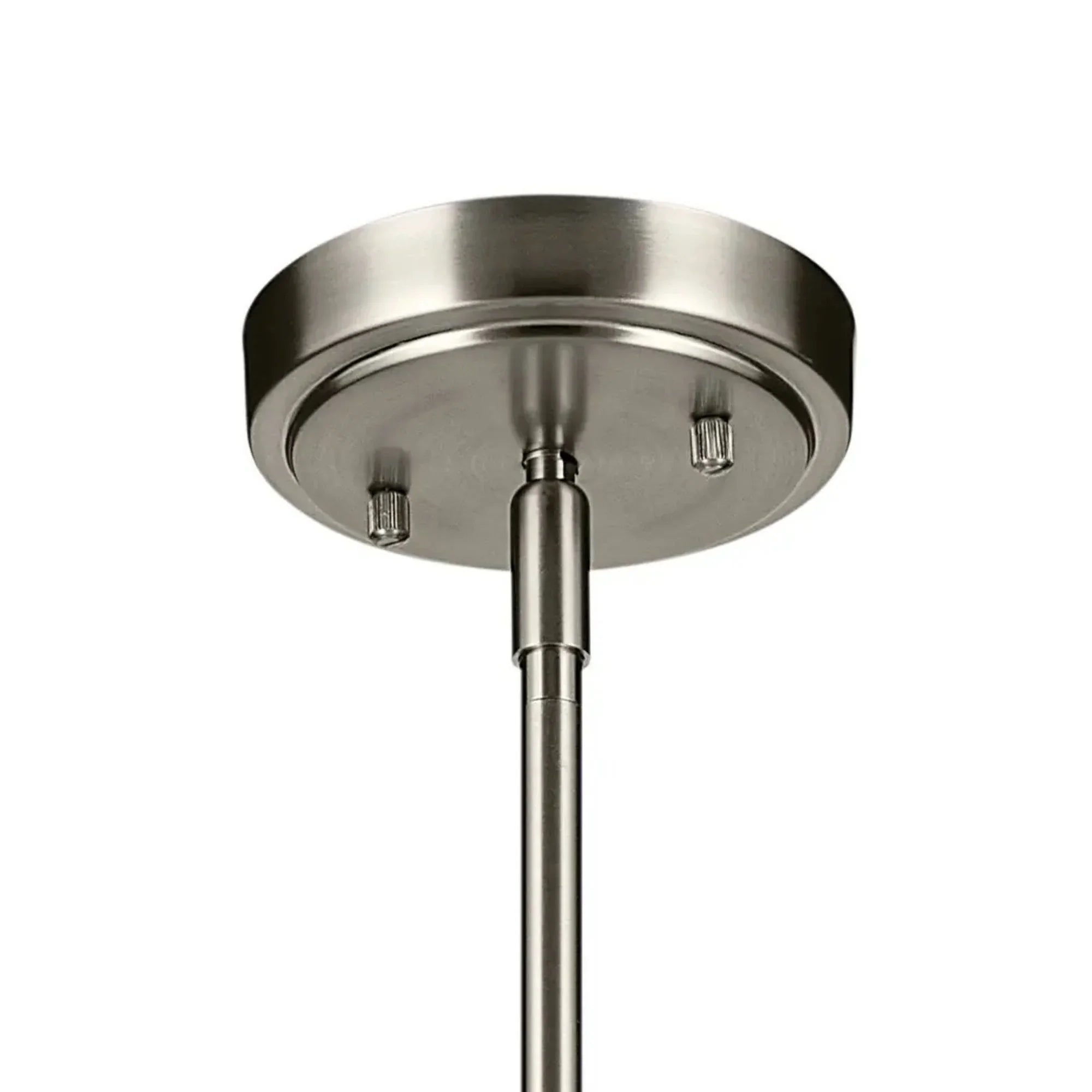 Kichler Lighting - Everly 14" Cone Pendant, Brushed Nickel Finish, Clear Glass | Bees Lighting
