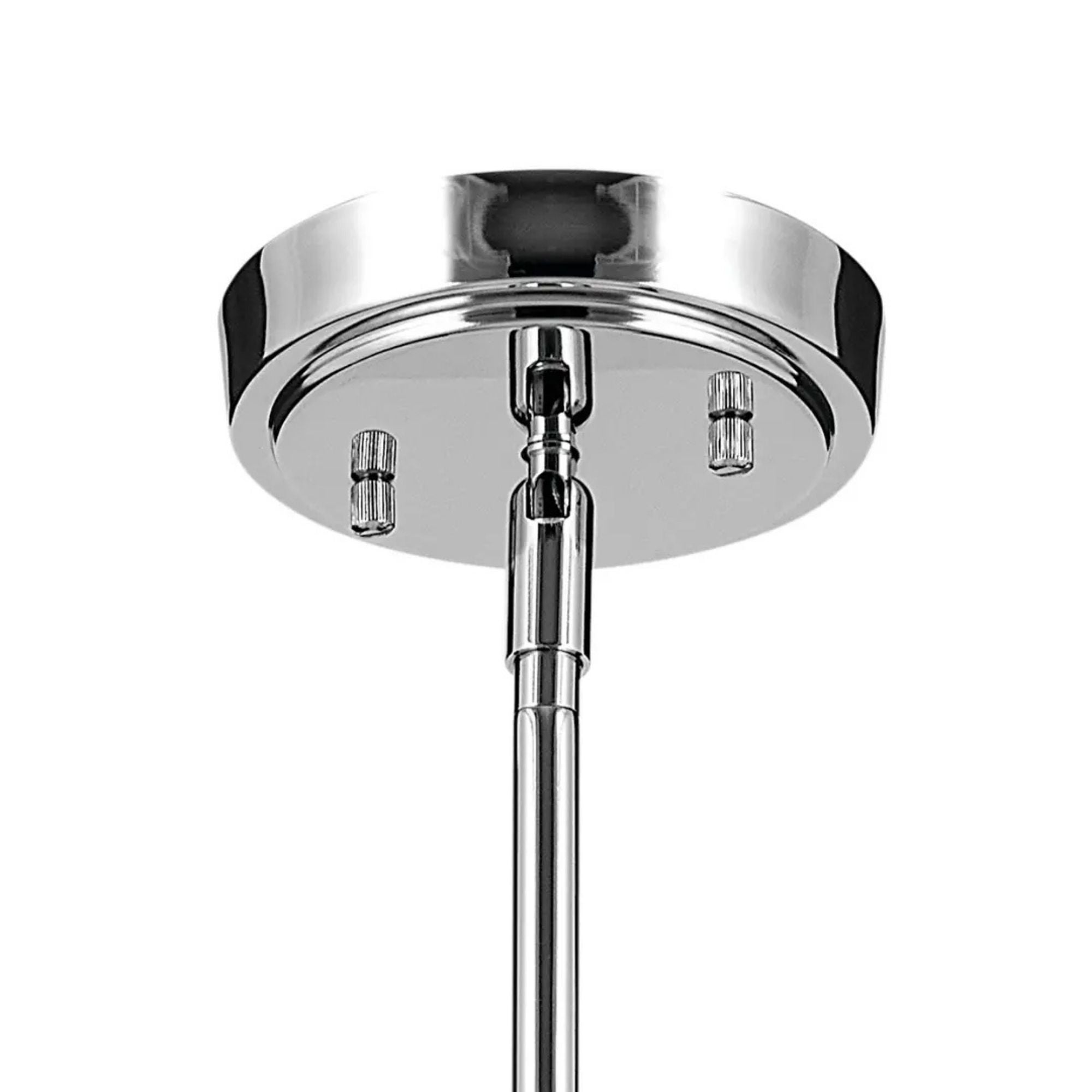 Everly 7" Pendant, Chrome Finish, Clear Seeded Glass