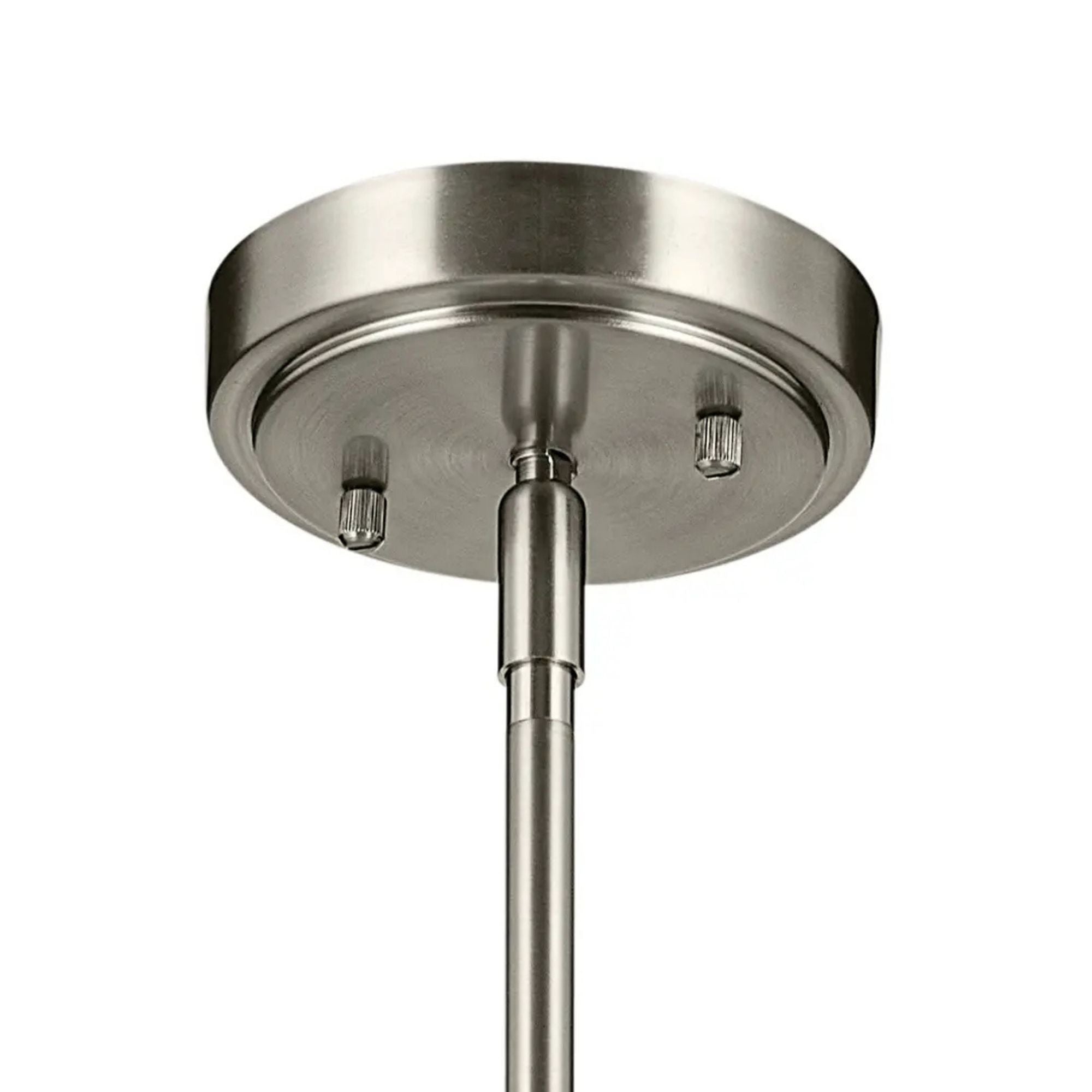 Everly 7" Pendant, Brushed Nickel Finish, Clear Glass