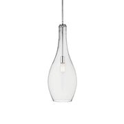 Kichler Lighting - Everly 30" Pendant, Chrome Finish, Clear Glass | Bees Lighting