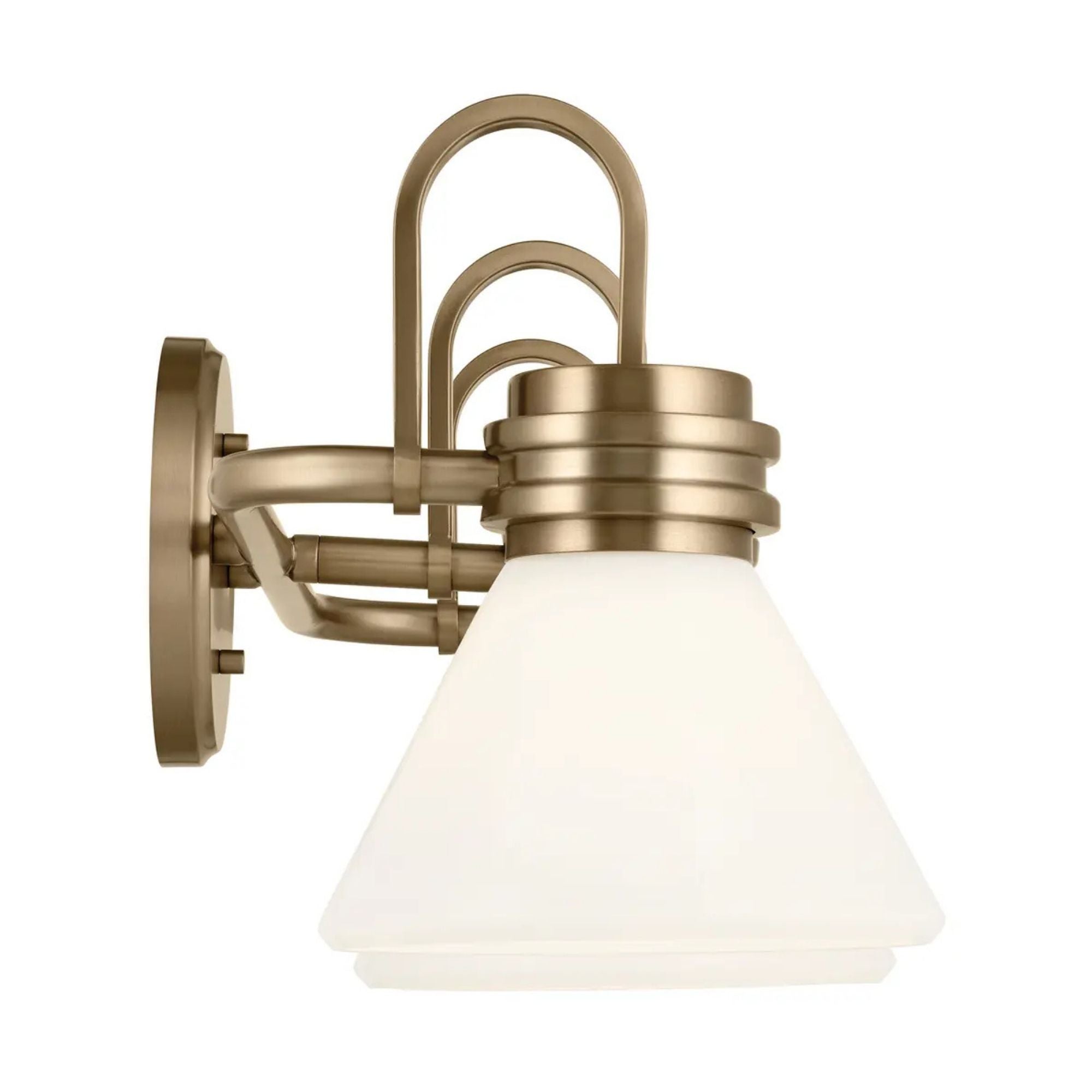 Farum 26" 3-Light Bath Vanity Light, Champagne Bronze Finish, Etched Glass