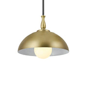 Kichler Fira 11.25 in. 1-Light Pendant, Natural Brass & Black