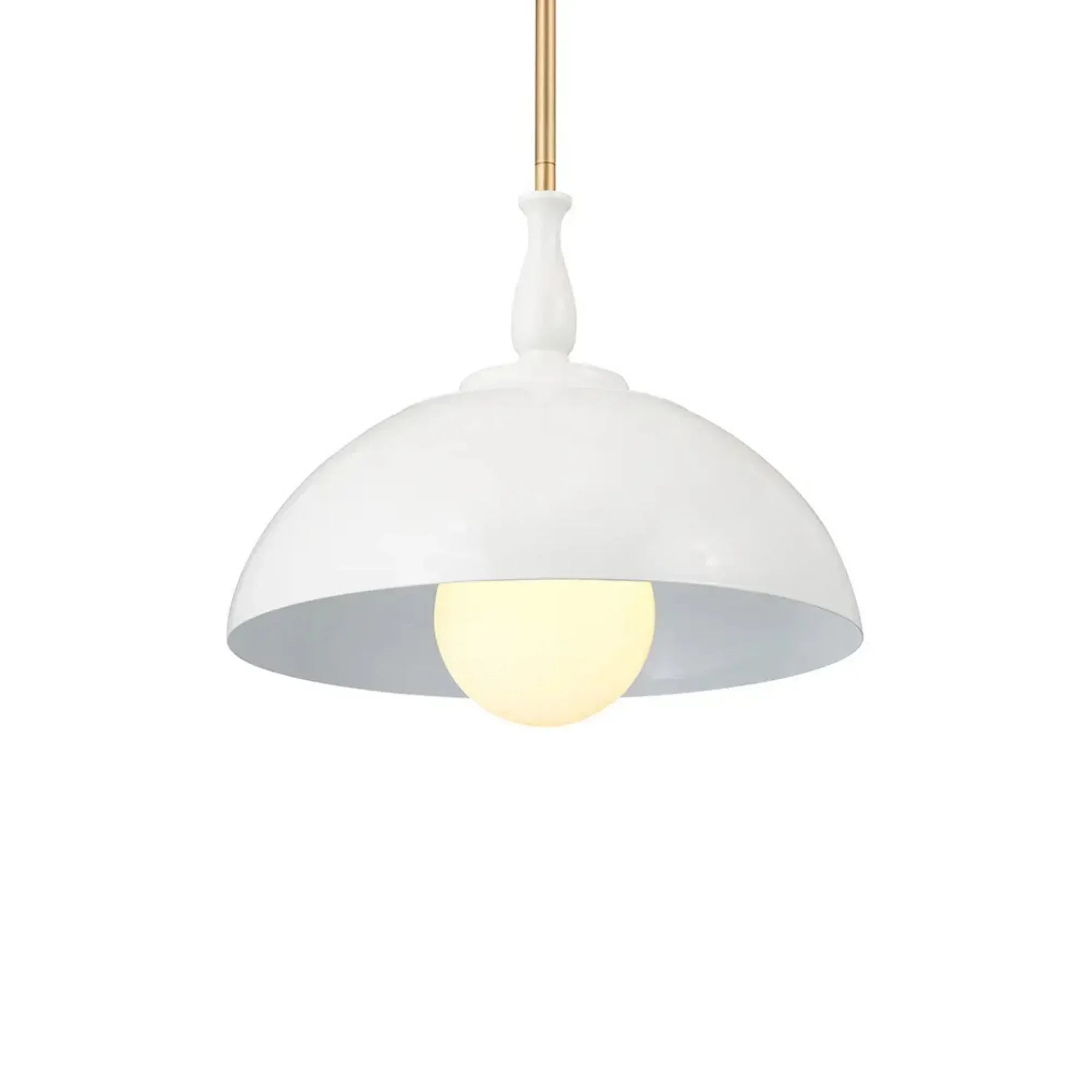 Fira 14" Pendant, White Finish