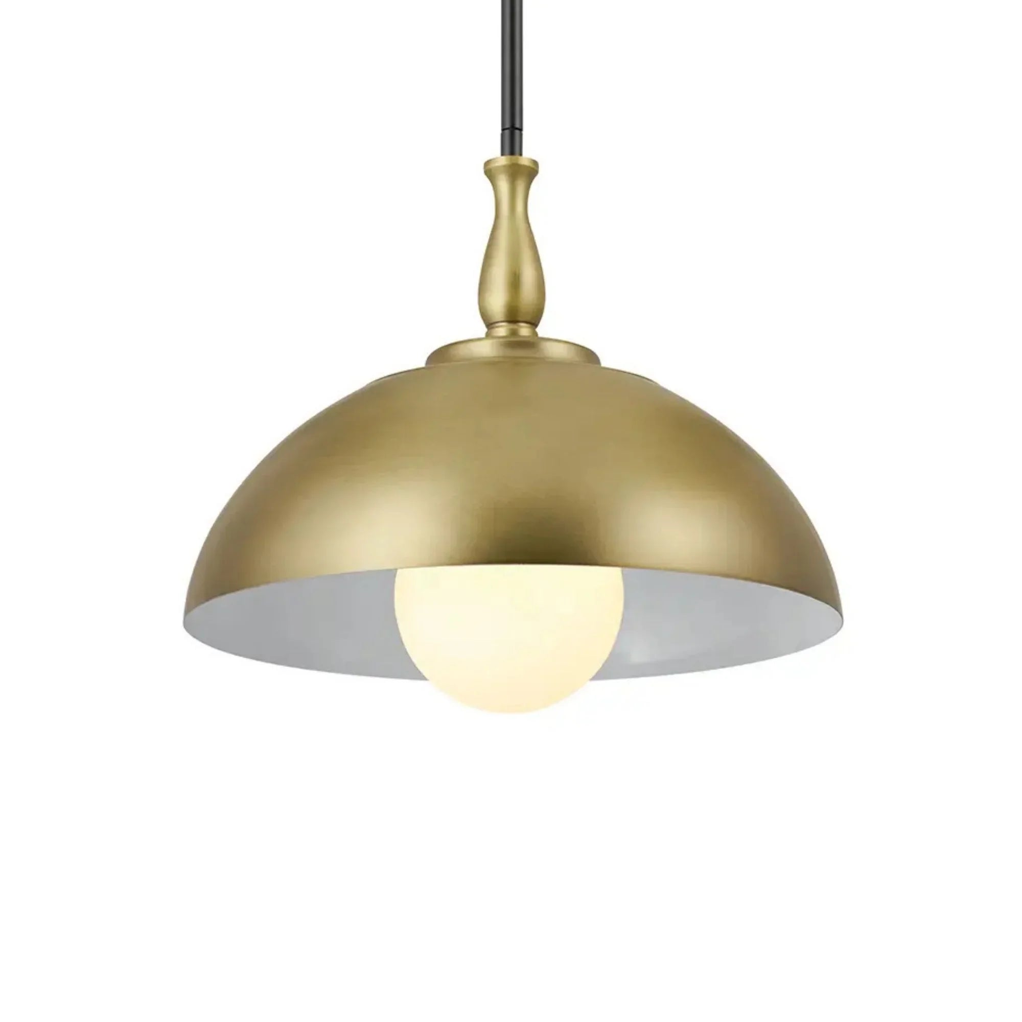 Fira 18" Pendant, Natural Brass Finish