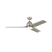 Fit 54" Brushed Nickel Wet Rated LED Ceiling Fan