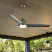 Kichler Lighting - Fit 54" Brushed Nickel Wet Rated LED Ceiling Fan | Bees Lighting