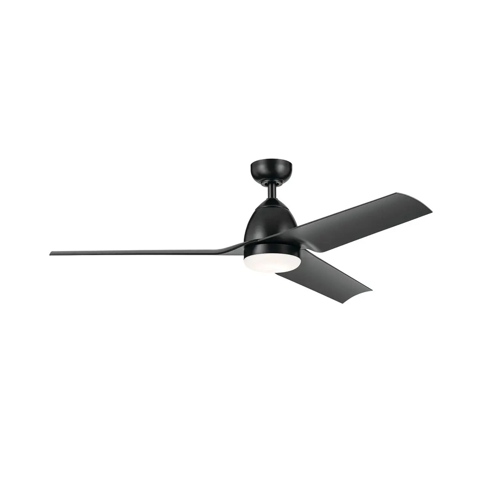 Fit 54" Satin Black Wet Rated LED Ceiling Fan