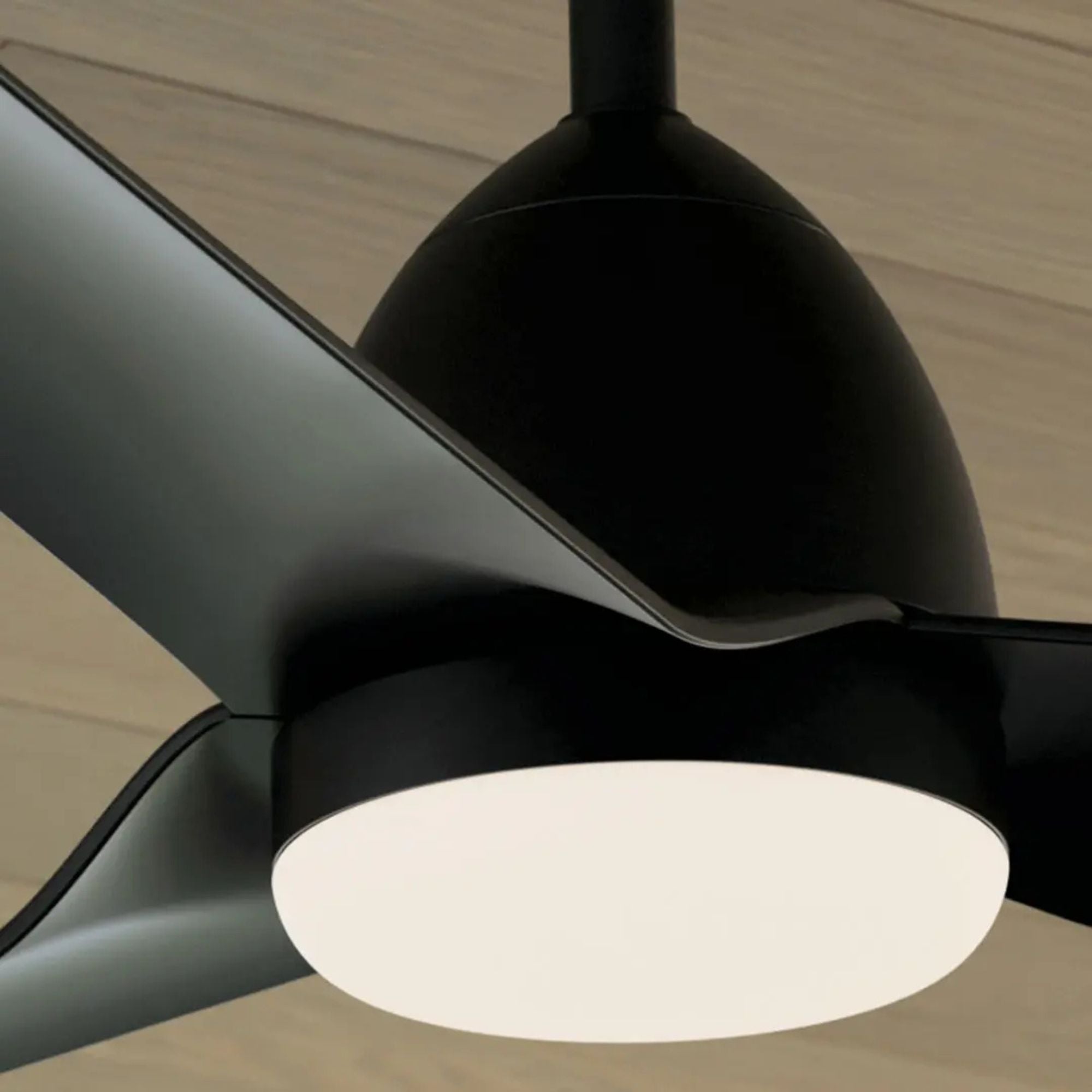 Fit 54" Satin Black Wet Rated LED Ceiling Fan