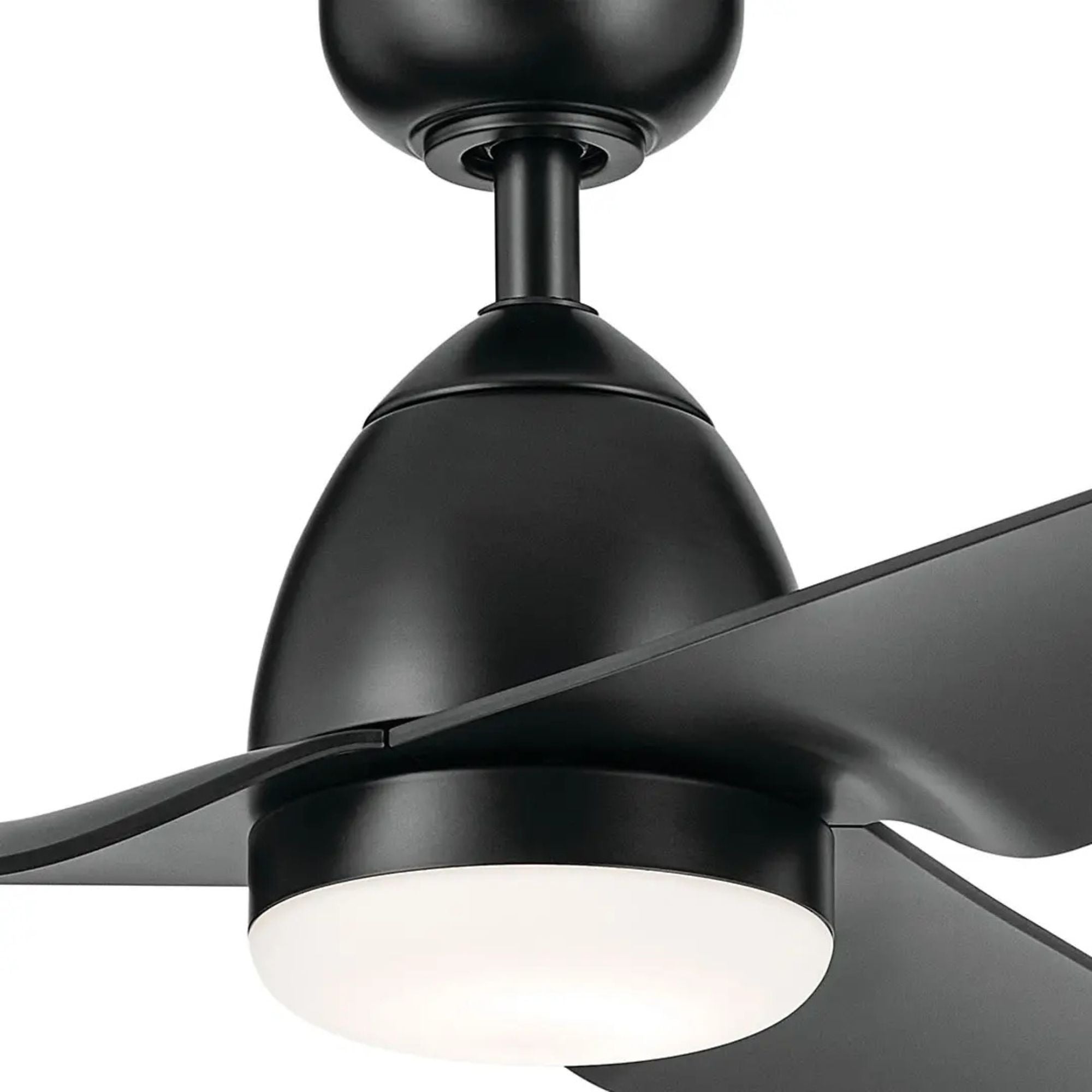 Fit 54" Satin Black Wet Rated LED Ceiling Fan
