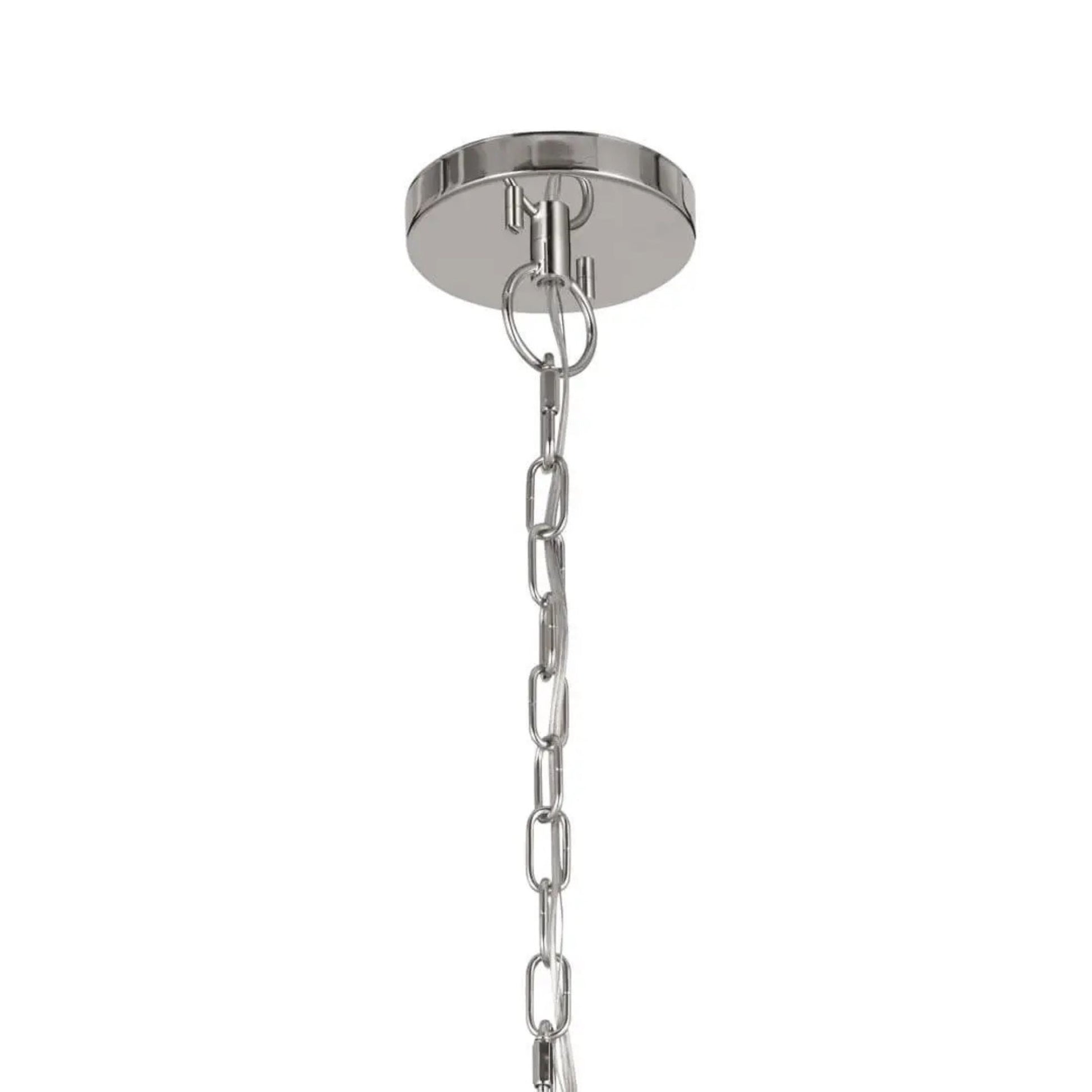 Kichler Lighting - Florence 11" 3-Light Mini Chandelier, Polished Nickel Finish | Bees Lighting