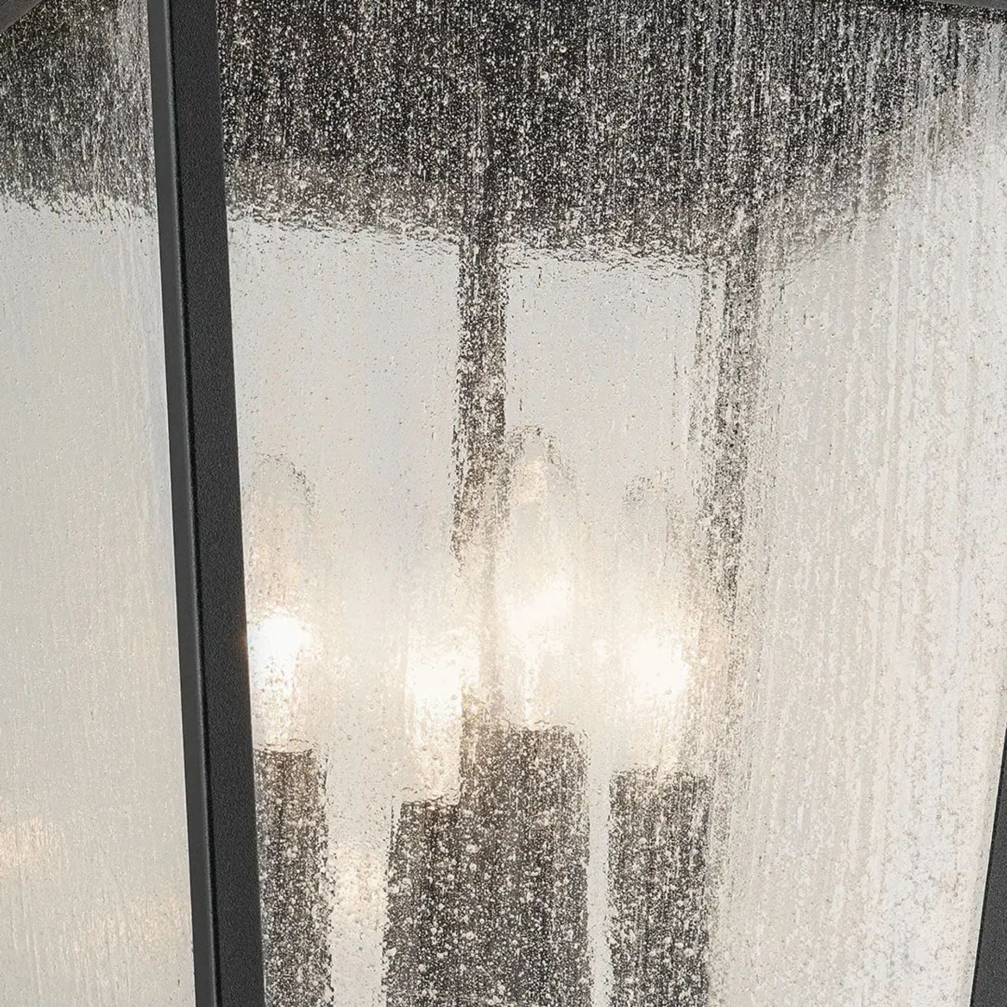 Kichler Lighting - Forestdale 20" 4-Light Outdoor Pendant, Textured Black Finish | Bees Lighting