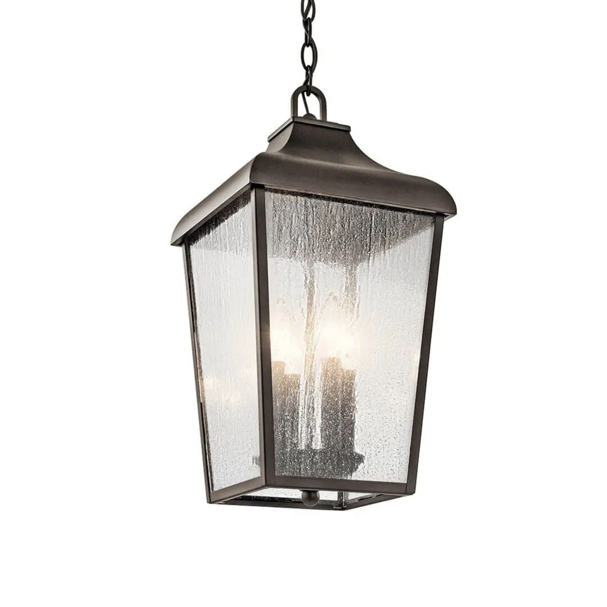 Forestdale 20" 4-Light Outdoor Pendant, Olde Bronze Finish