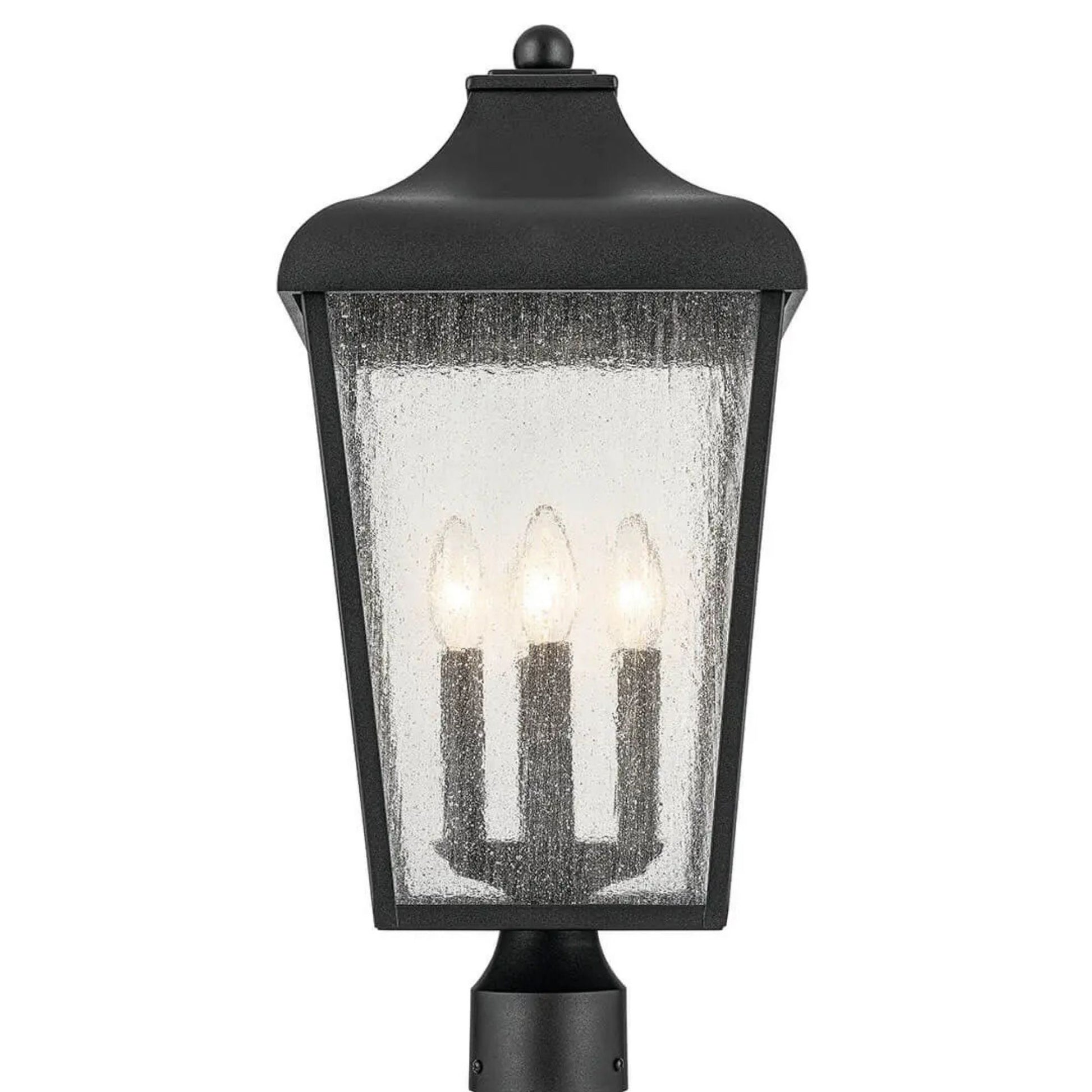 Kichler Lighting - Forestdale 22" 4-Light Outdoor Post Light, Textured Black Finish | Bees Lighting