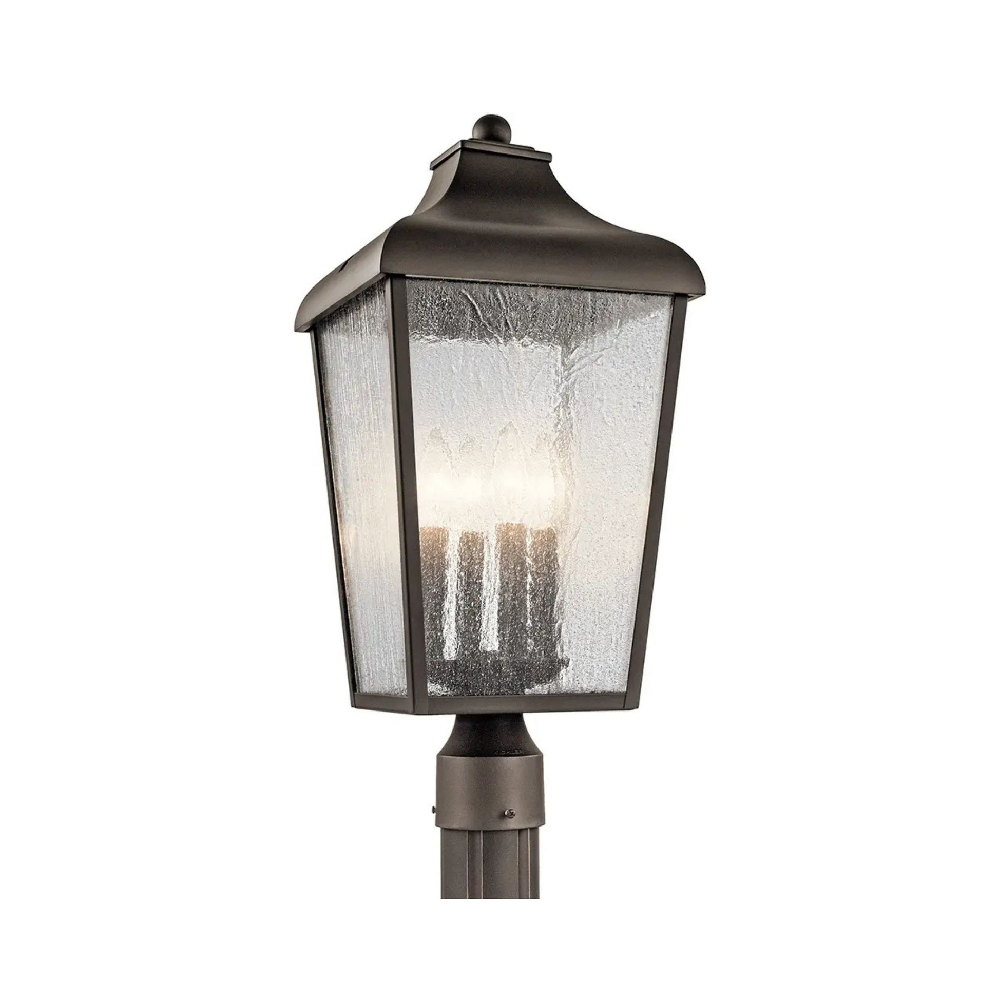 Kichler Lighting - Forestdale 22" 4-Light Outdoor Post Light, Olde Bronze Finish | Bees Lighting