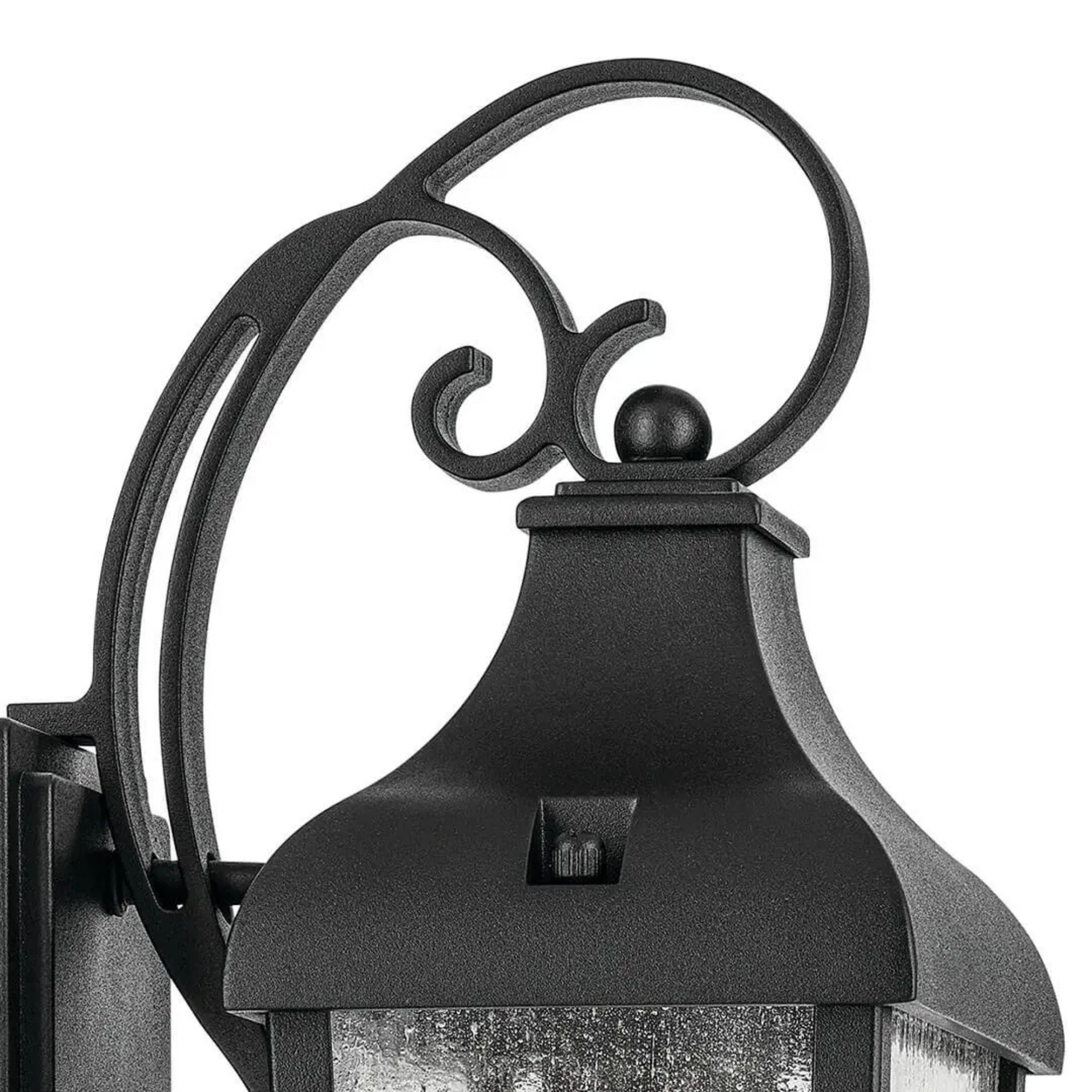 Kichler Lighting - Forestdale 15" Outdoor Wall Light, Textured Black Finish | Bees Lighting
