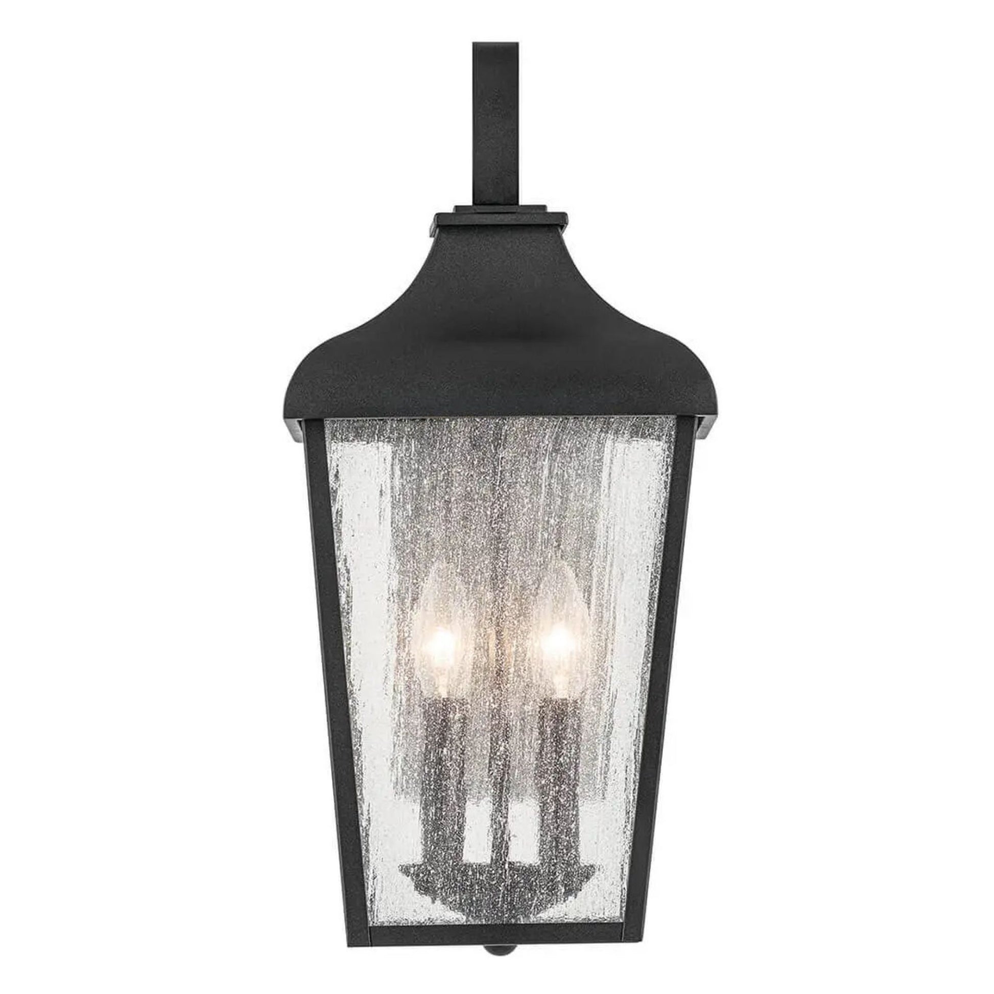 Kichler Lighting - Forestdale 19" 2-Light Outdoor Wall Light, Textured Black Finish | Bees Lighting