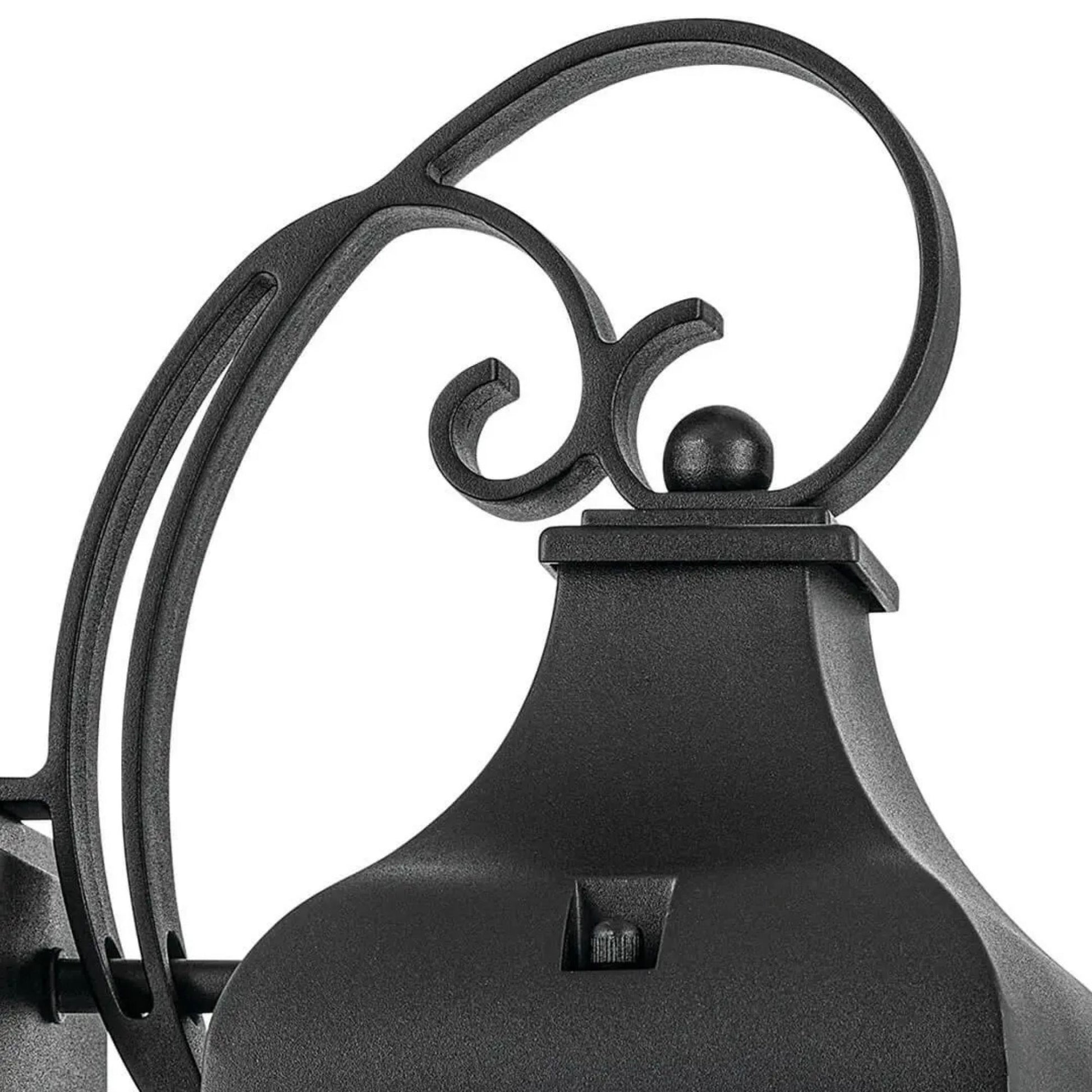 Kichler Lighting - Forestdale 19" 2-Light Outdoor Wall Light, Textured Black Finish | Bees Lighting