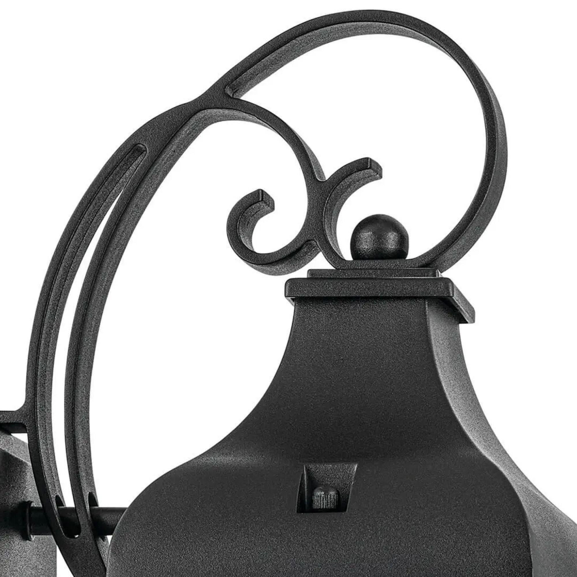 Kichler Lighting - Forestdale 19" 2-Light Outdoor Wall Light, Textured Black Finish | Bees Lighting