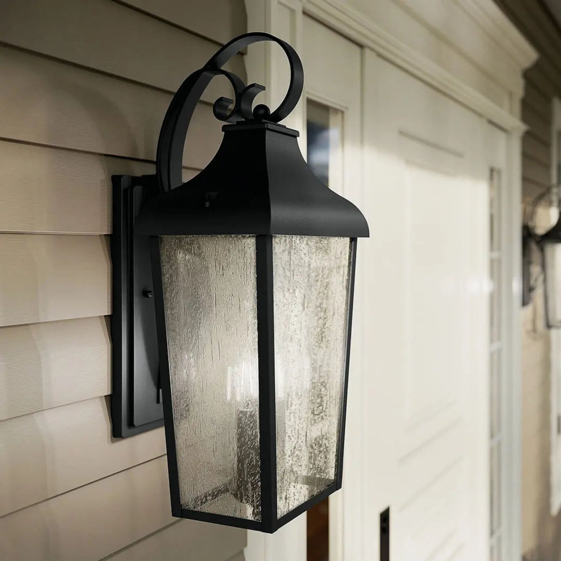 Kichler Lighting - Forestdale 22" 2-Light Outdoor Wall Light, Textured Black Finish | Bees Lighting