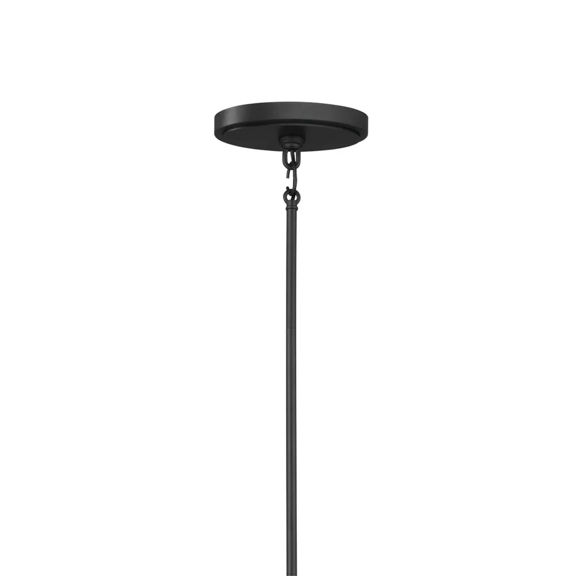 Kichler Freesia 44.5 in. 8-Light Oval Chandelier, Textured Black