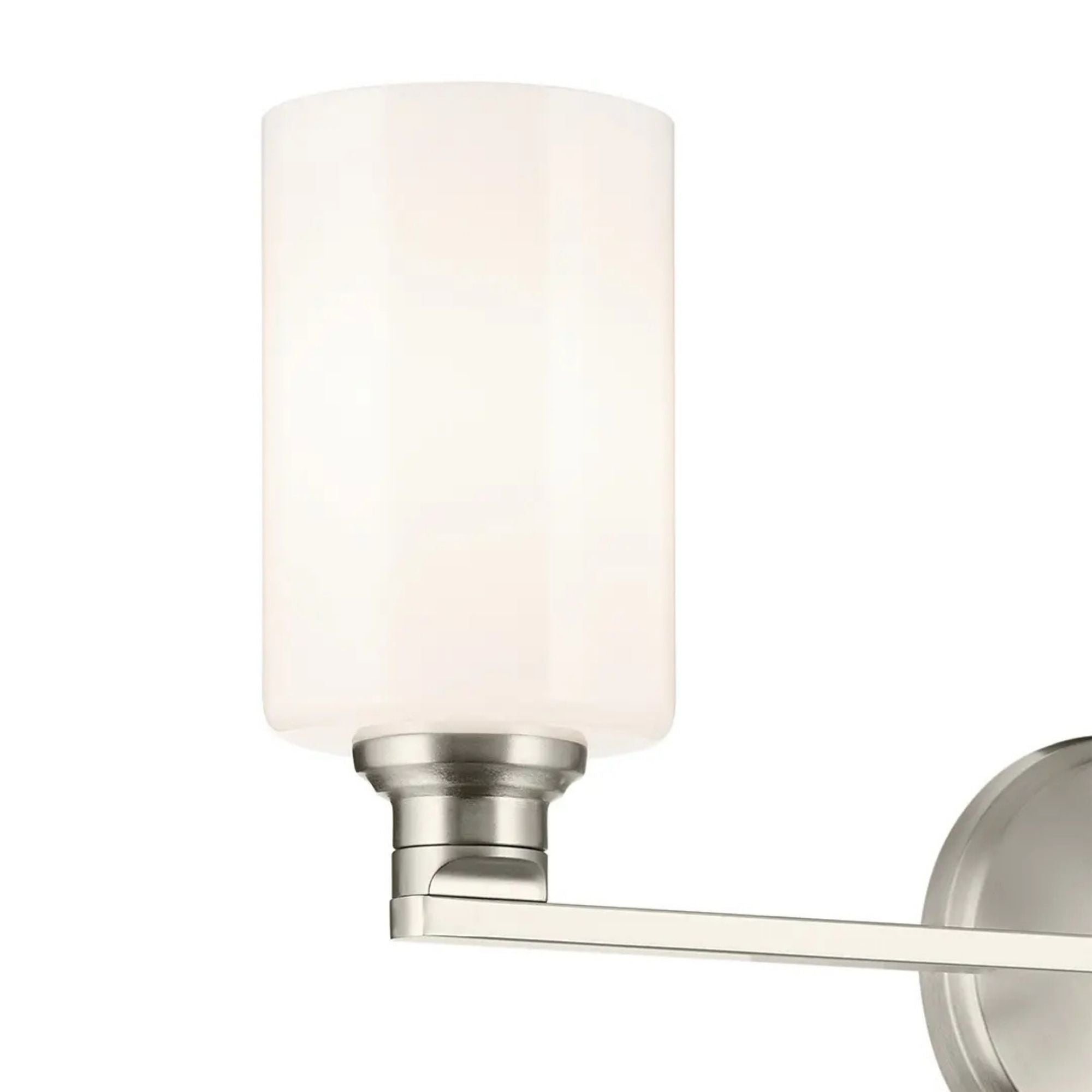 Kichler Lighting - Gioe 24" 3-Light Bath Vanity Light, Brushed Nickel Finish Etched Glass | Bees Lighting